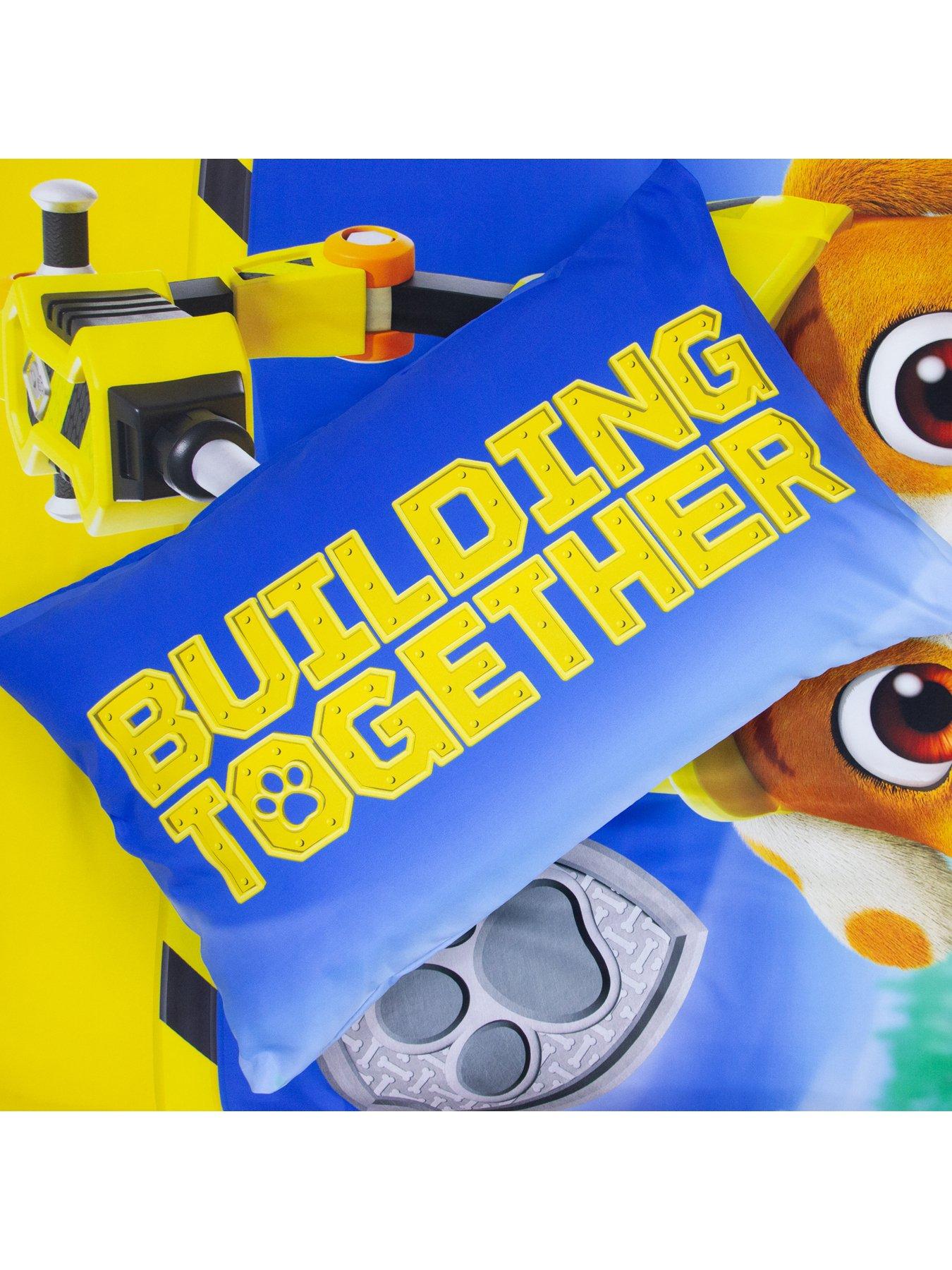 Image 6 of 6 of Paw Patrol Rubble And Crew Panel Duvet- Single
