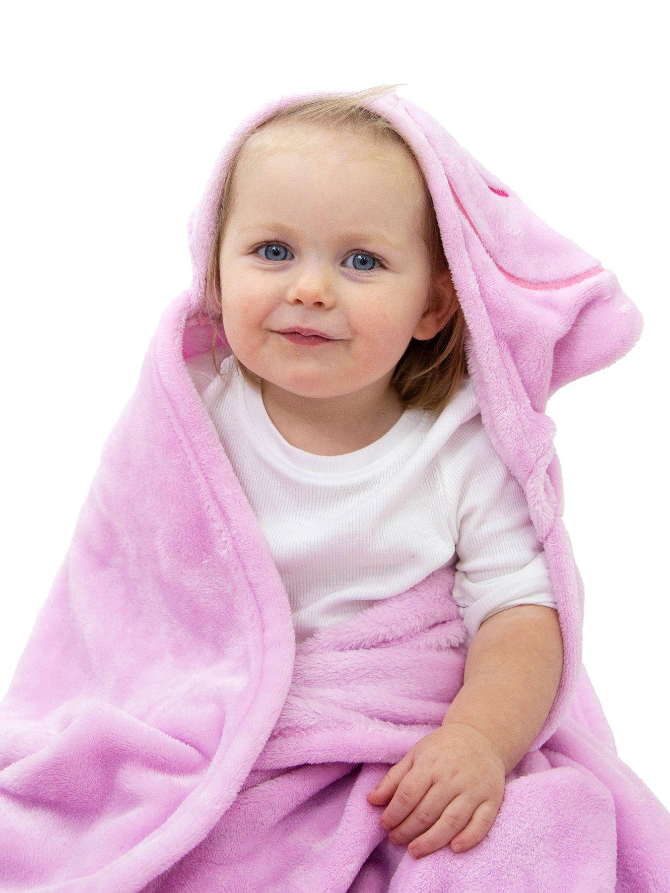 undefined Happy Hooded Fleece Blanket