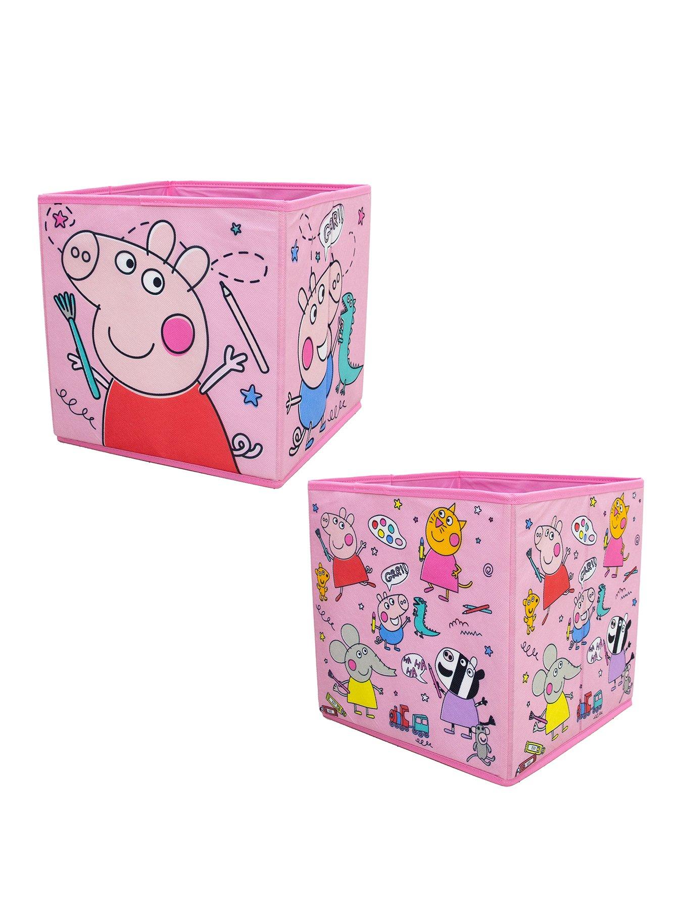 Image 2 of 5 of Peppa Pig Doodles 2 Pack Storage Box