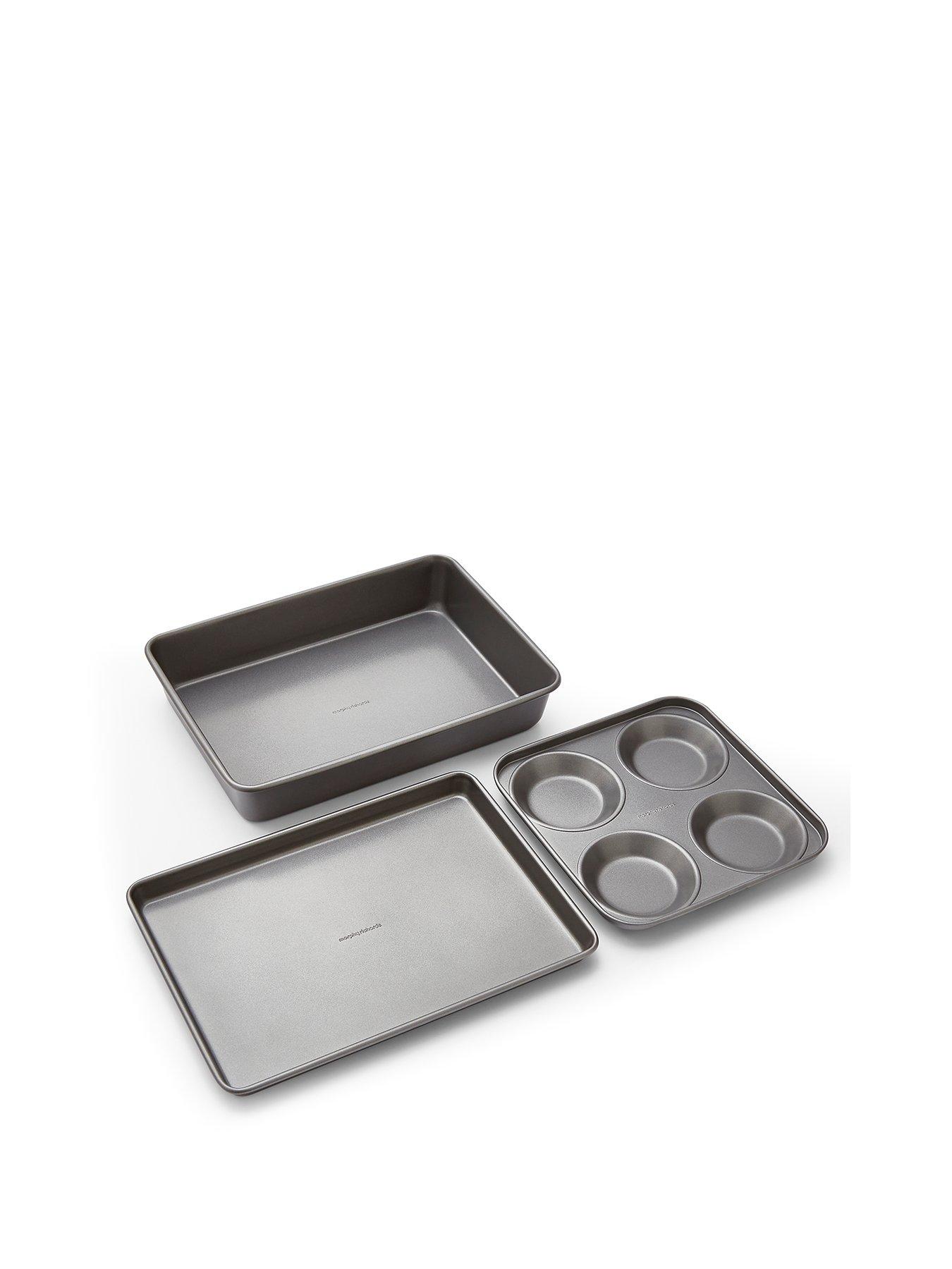 Morphy Richards Yorkshire Pudding Tray, Oven Tray And Roasting Tin Set