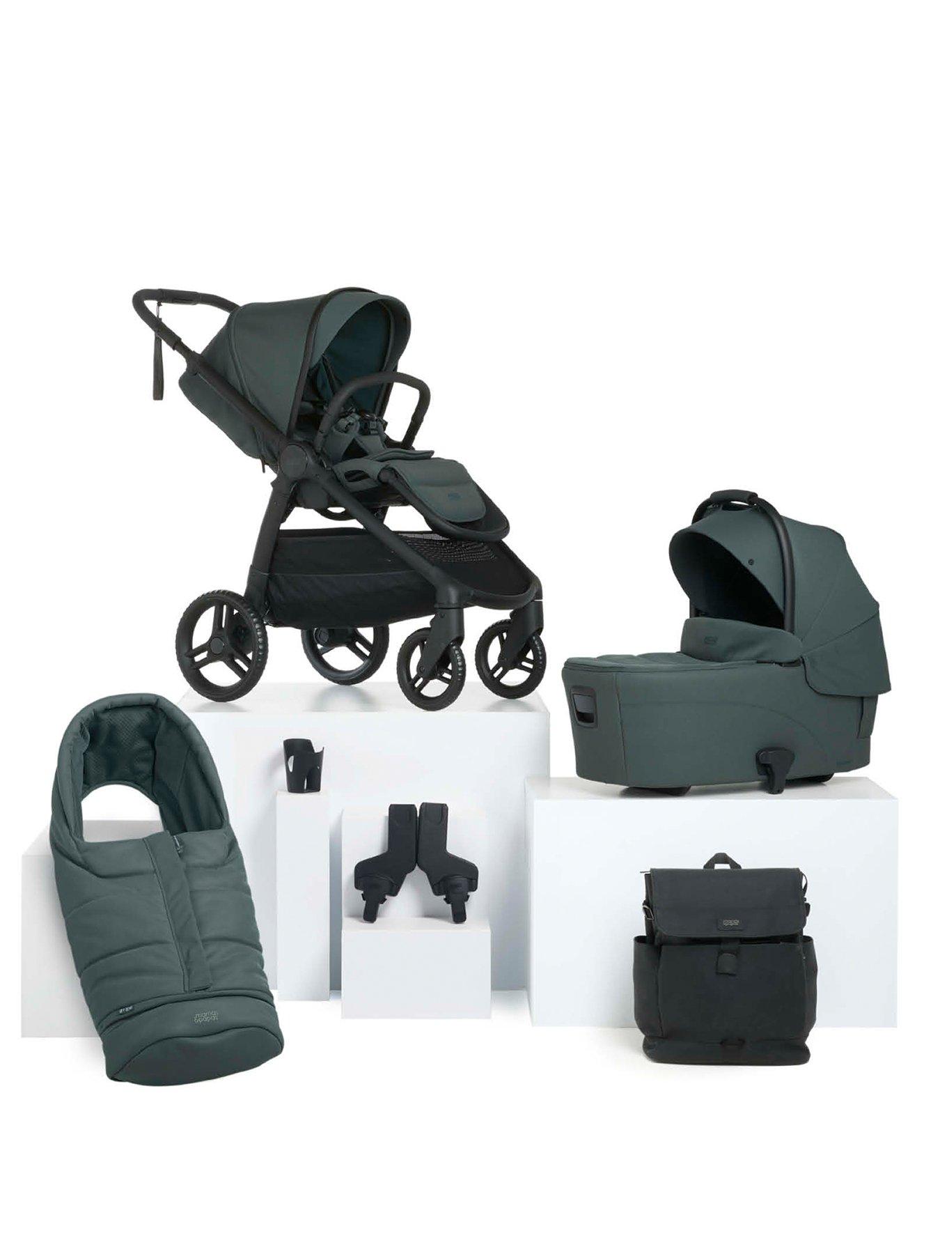 undefined Essential Kit - Ocarro² Teal (Inc Pushchair, Carrycot, Adaptors, Cupholder, Bag, Footmuff)