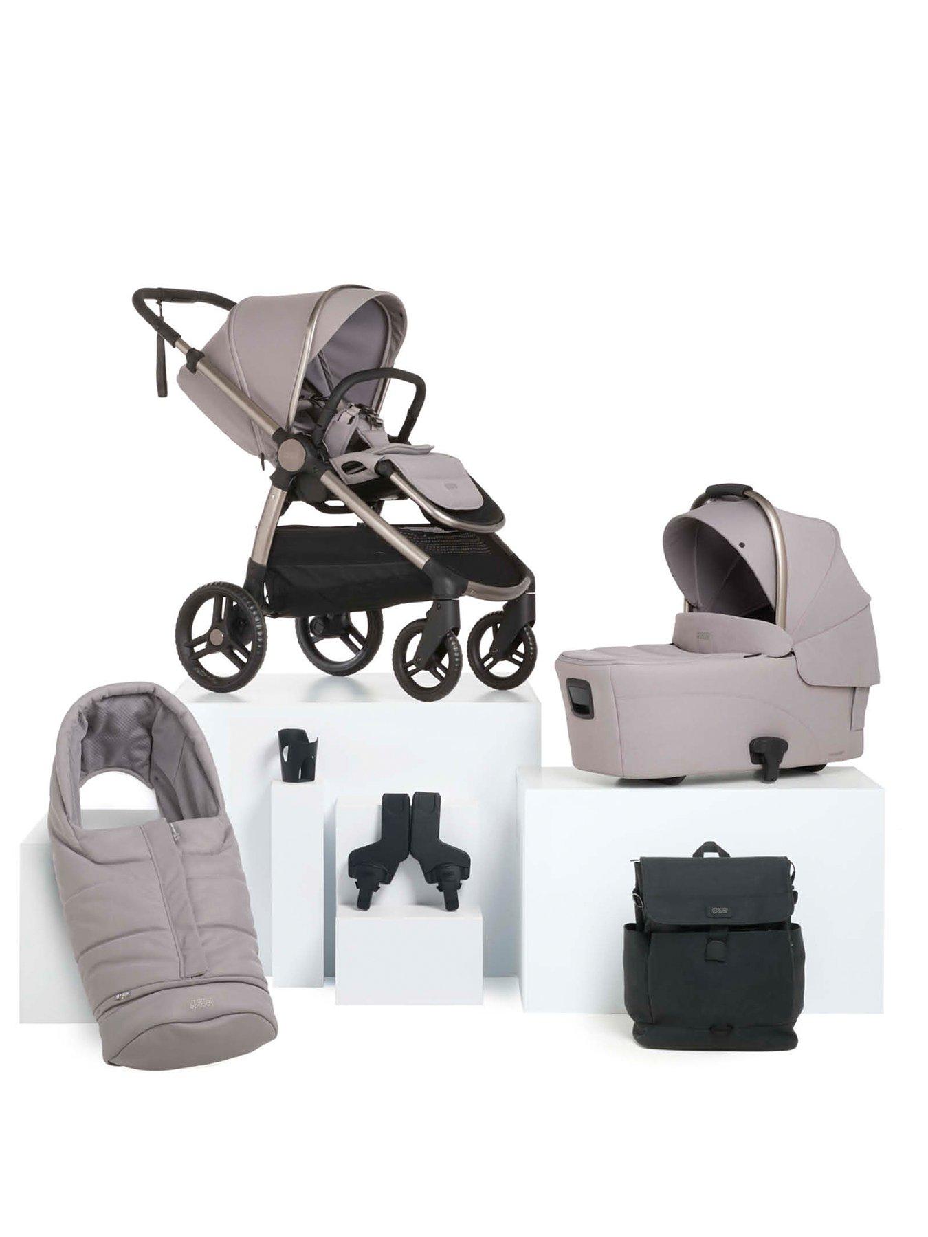 undefined Essential Kit - Ocarro² Moonstone Grey (Inc Pushchair, Carrycot, Adaptors, Cupholder, Bag, Footmuff)
