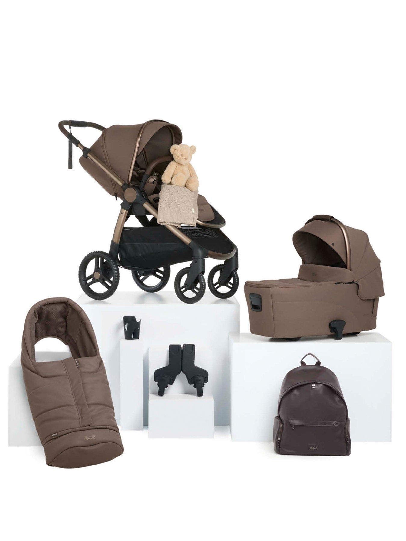 Image 1 of 7 of Mamas & Papas Essential Kit - Ocarro&sup2; Crema (Inc Pushchair, Carrycot, Adaptors, Cupholder, Bag, Footmuff, Soft Toy and Blanket)