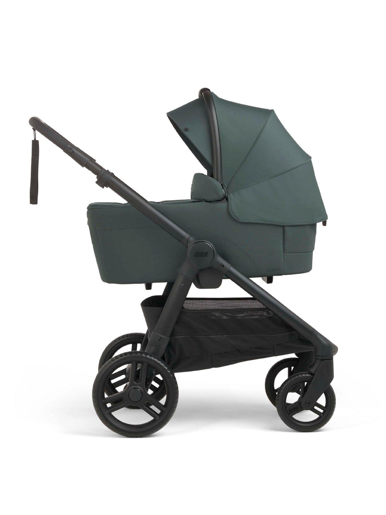 Image 5 of 7 of Mamas & Papas Complete Kit - Ocarro&sup2; Teal (Inc Pushchair, Carrycot, Adaptors, Cupholder, Bag, Footmuff, Cloud T &amp; Isofix Base)