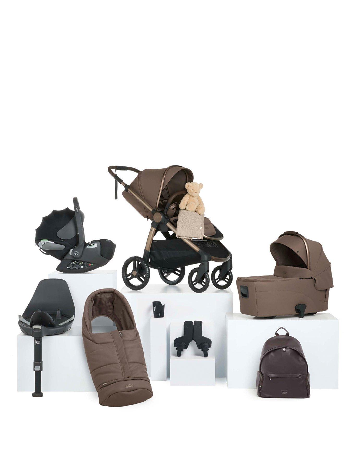undefined Complete Kit - Ocarro² Crema (Inc Pushchair, Carrycot, Adaptors, Soft Toy, Blanket Cupholder, Bag, Footmuff, Cloud T  &  Isofix Base)