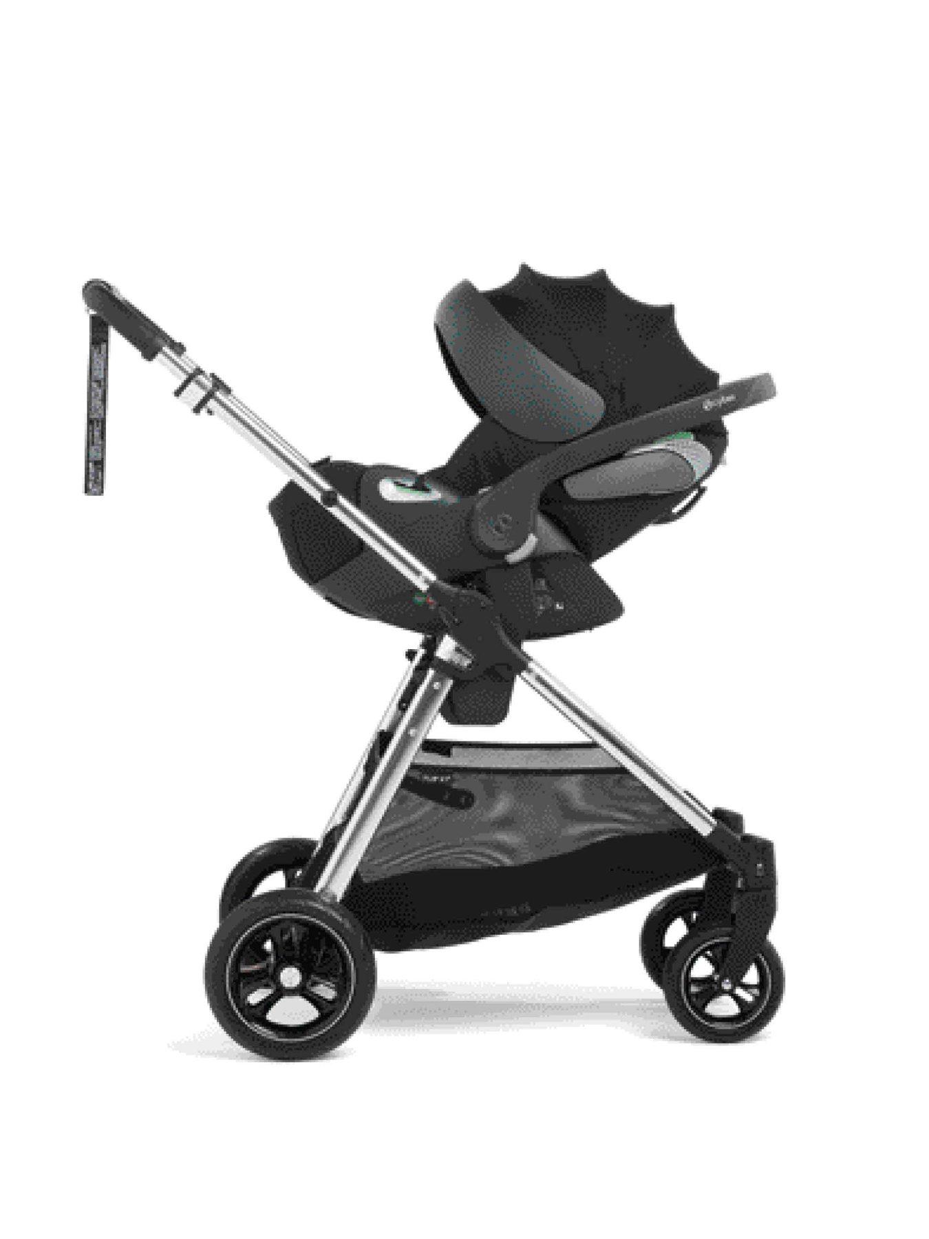Image 6 of 7 of Mamas & Papas Complete Kit - Flip XT3 Sage Grey Cloud T (Inc Pushchair, Carrycot, Adaptors, Cupholder, Bag, Footmuff, Cloud T & Isofix Base)