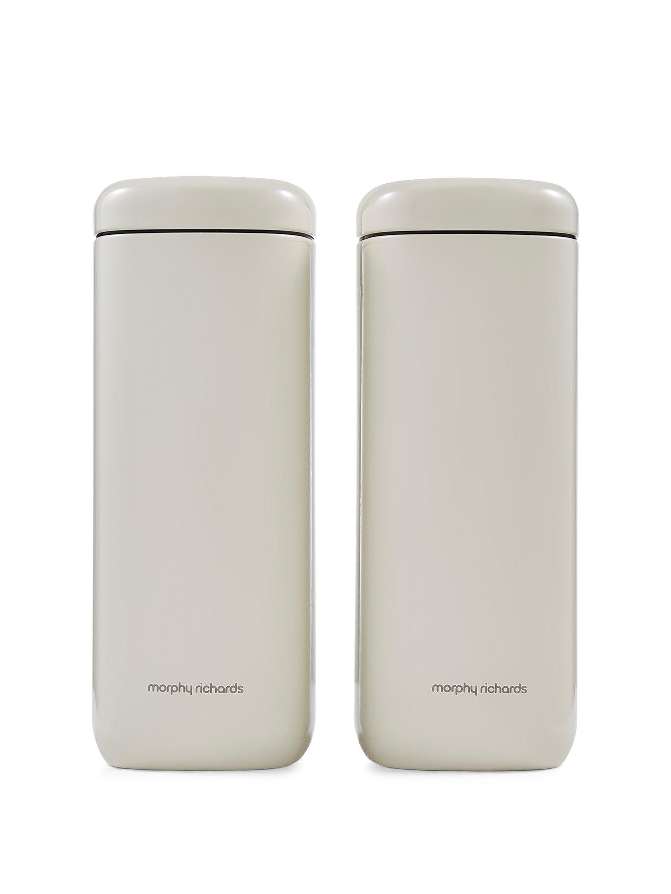 Image 1 of 6 of Morphy Richards Set 2 Large Storage Canister Cream