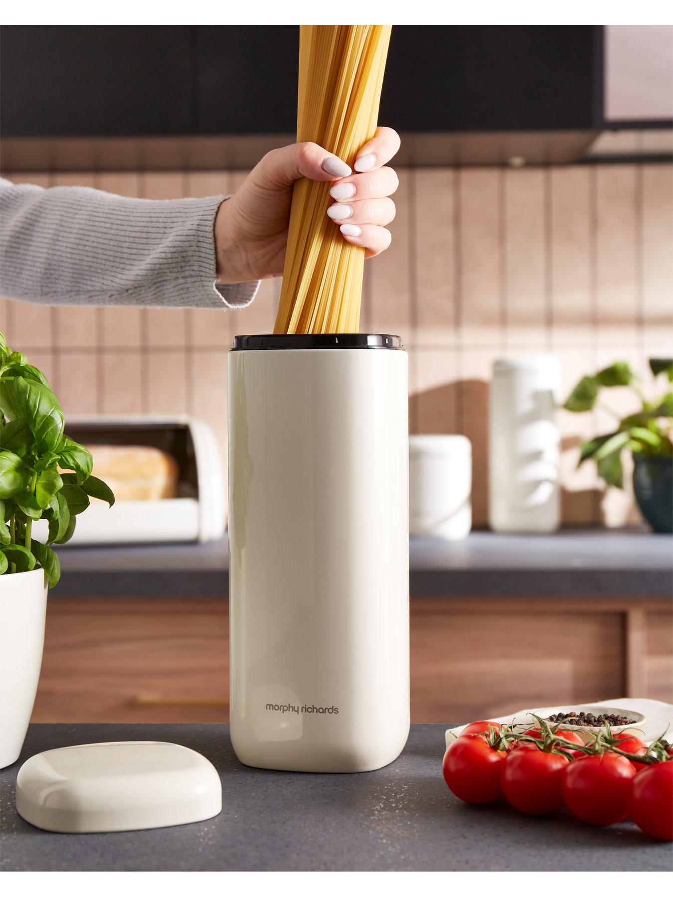 Image 3 of 6 of Morphy Richards Set 2 Large Storage Canister Cream