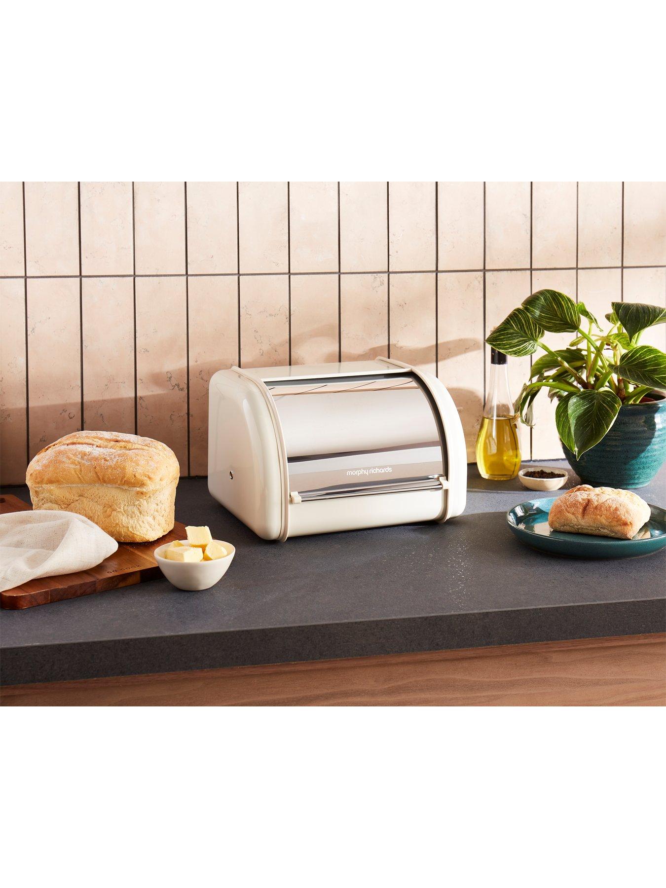 Image 2 of 6 of Morphy Richards Equip Compact Bread Bin Cream