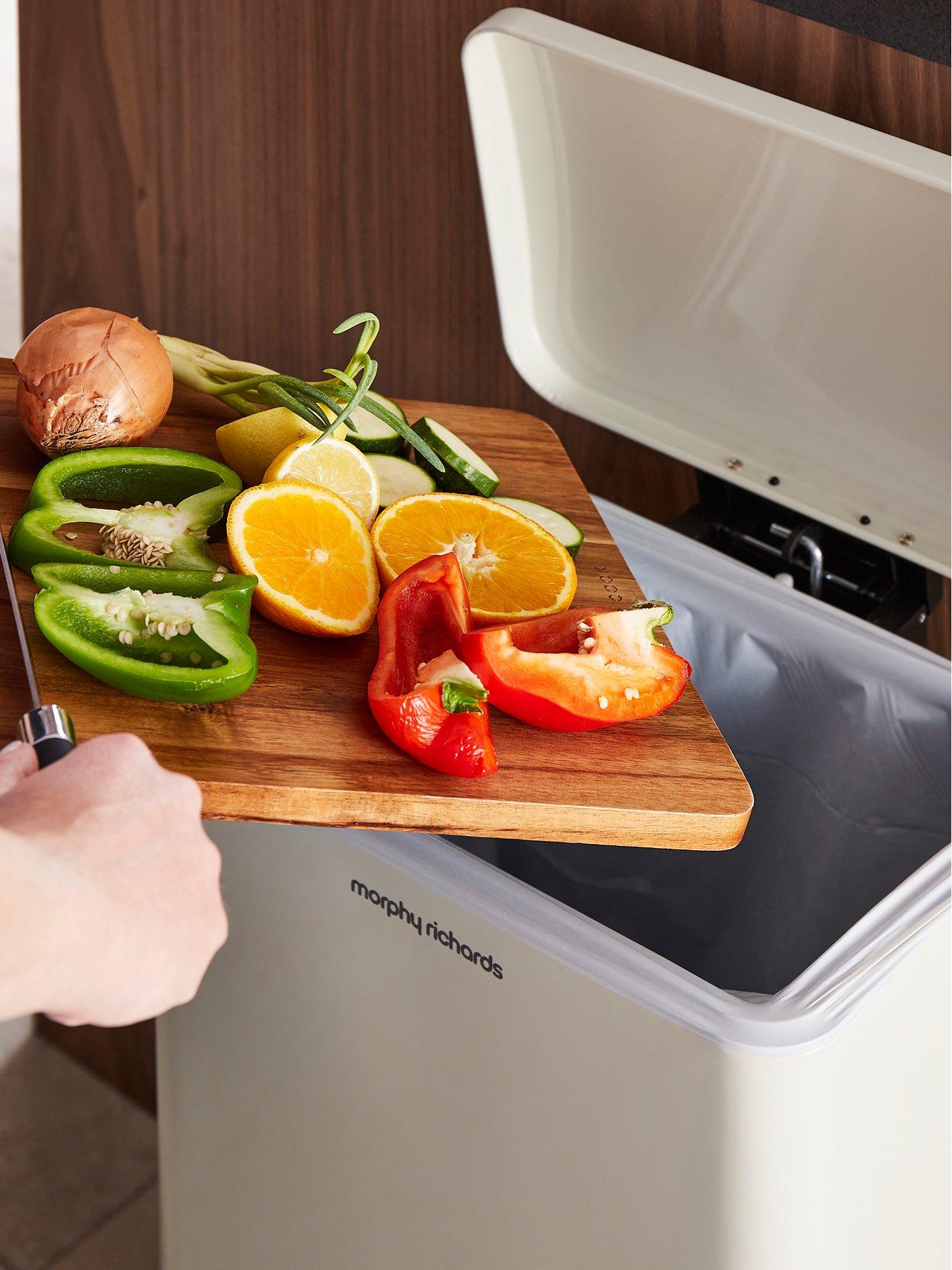 Image 6 of 6 of Morphy Richards 30l Rectangular Kitchen Bin Cream