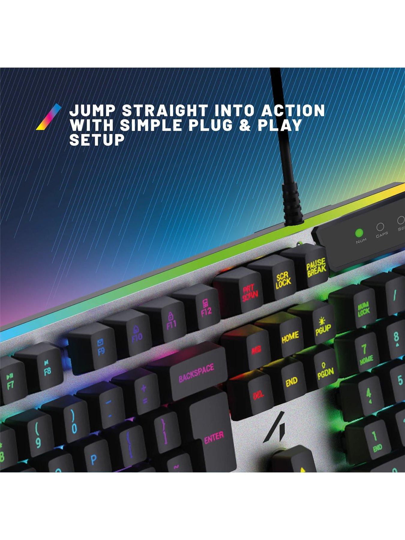  image of stealth-light-up-keyboard-and-mouse