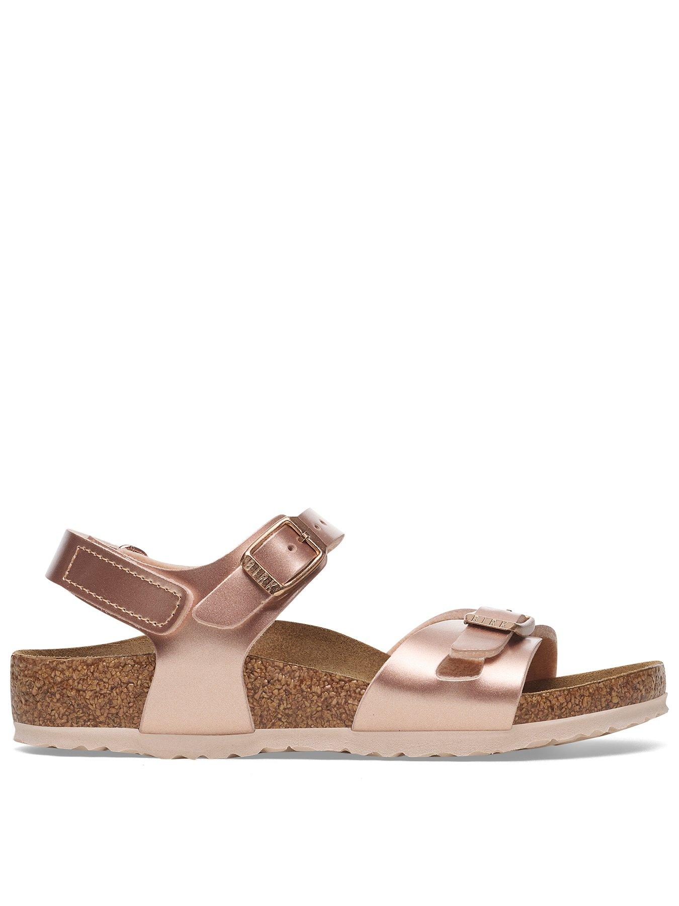 Birkenstock Rio Metallic Sandal - Copper