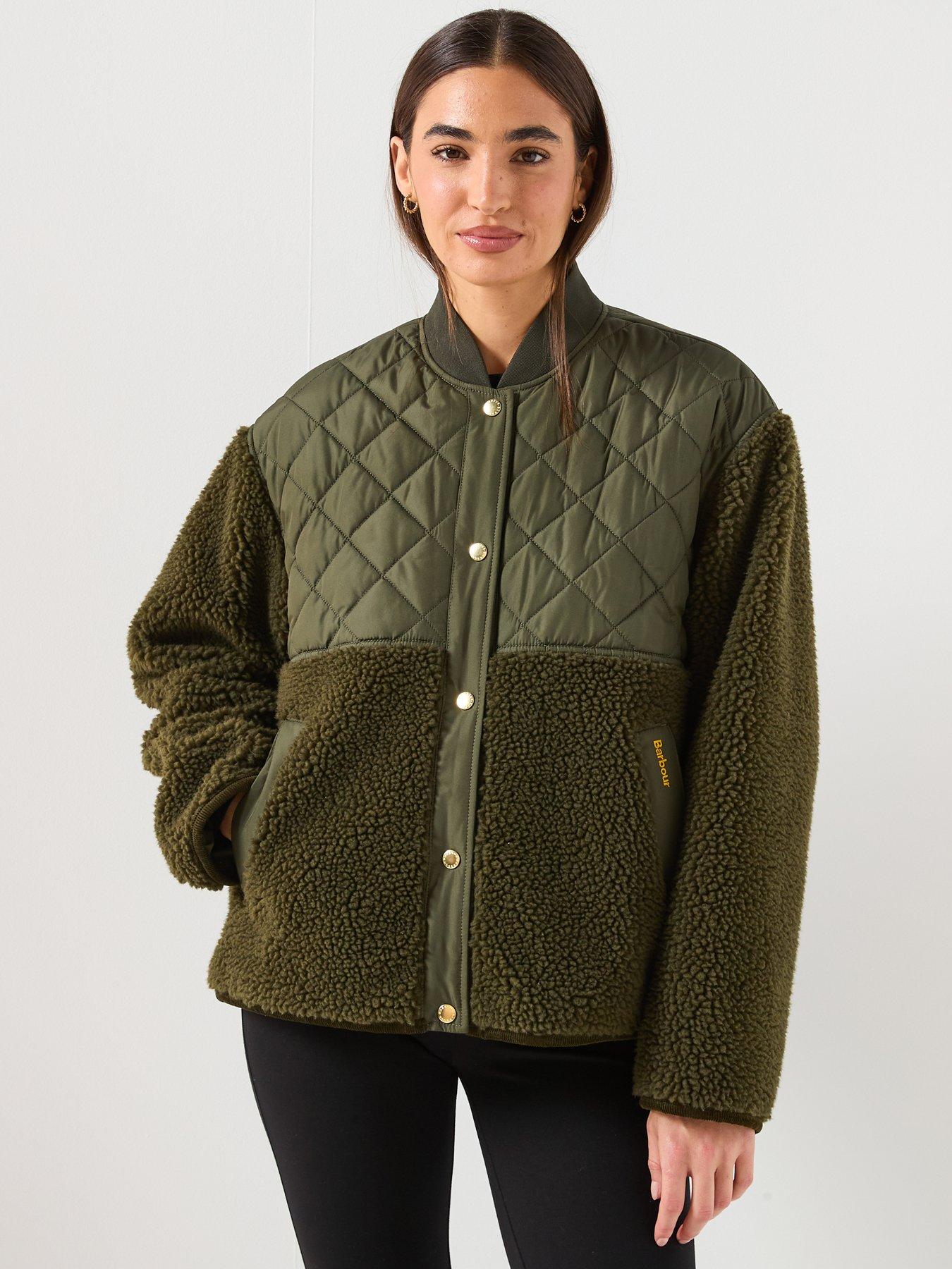  image of barbour-wetherby-fleece-jacket-green