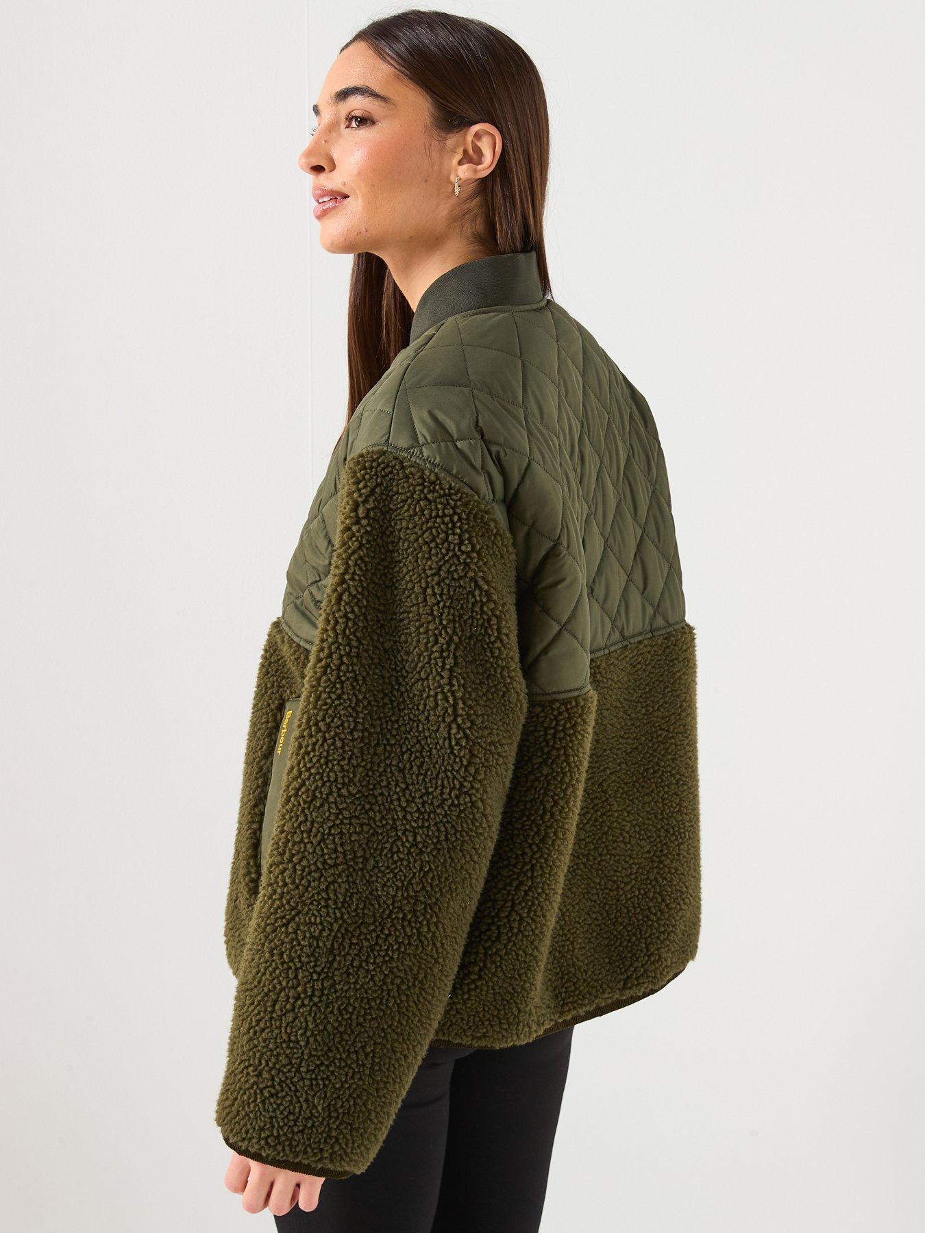  image of barbour-wetherby-fleece-jacket-green