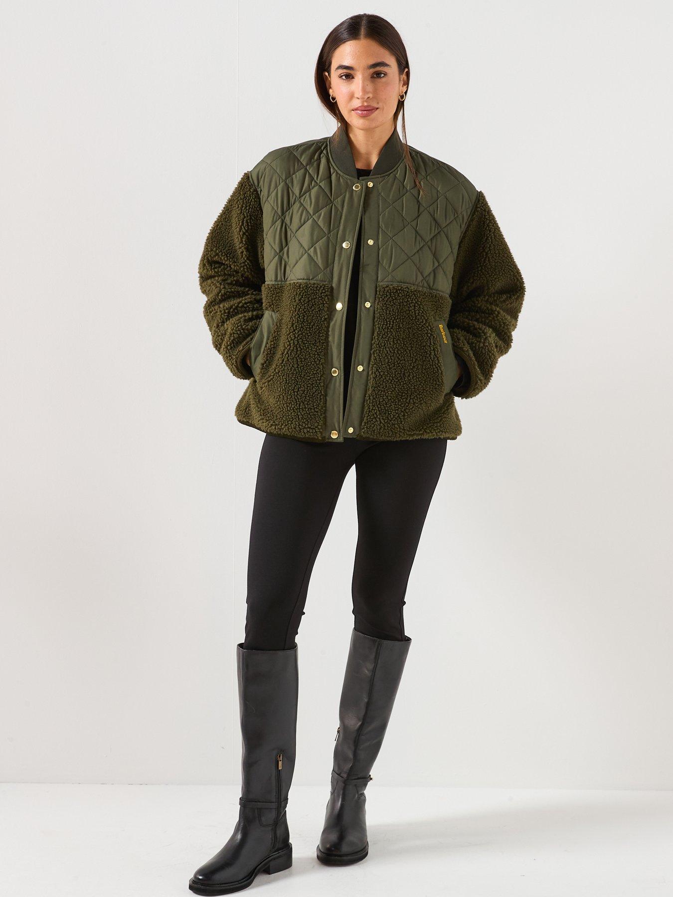  image of barbour-wetherby-fleece-jacket-green