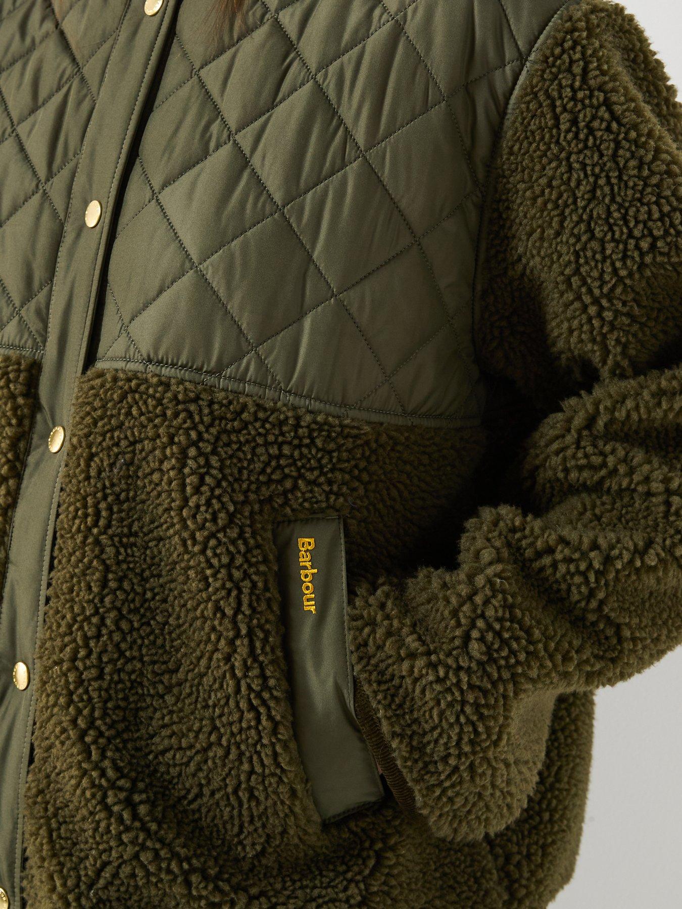  image of barbour-wetherby-fleece-jacket-green