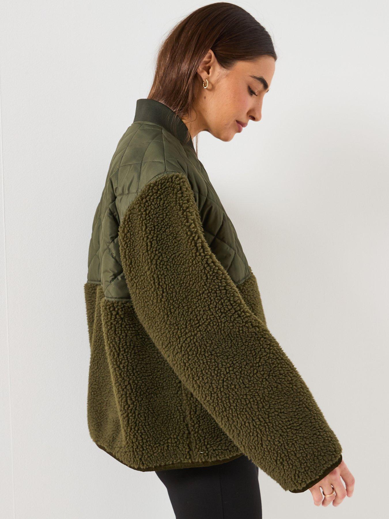  image of barbour-wetherby-fleece-jacket-green