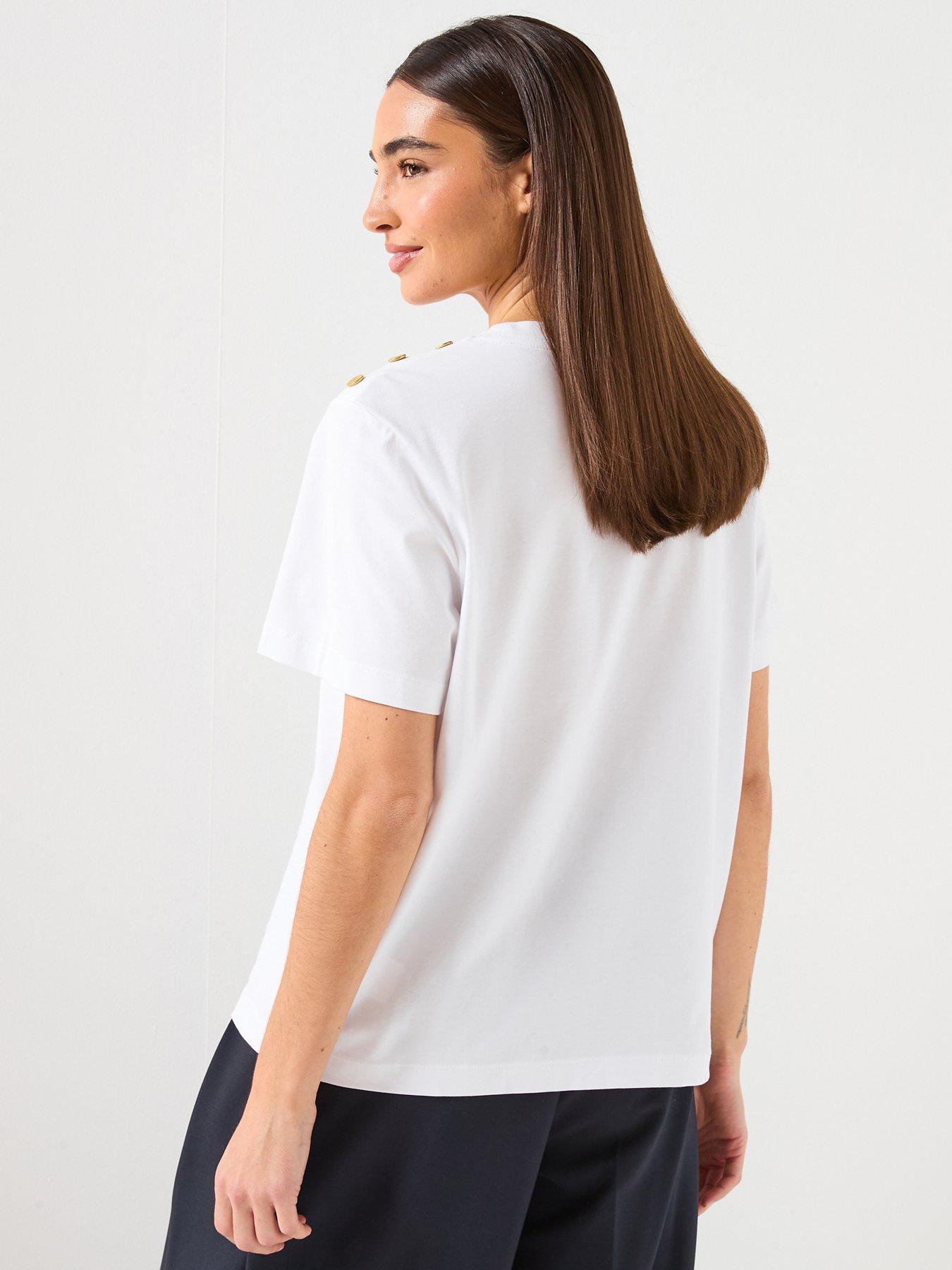 stillFront image of barbour-marla-short-sleeve-t-shirt-white