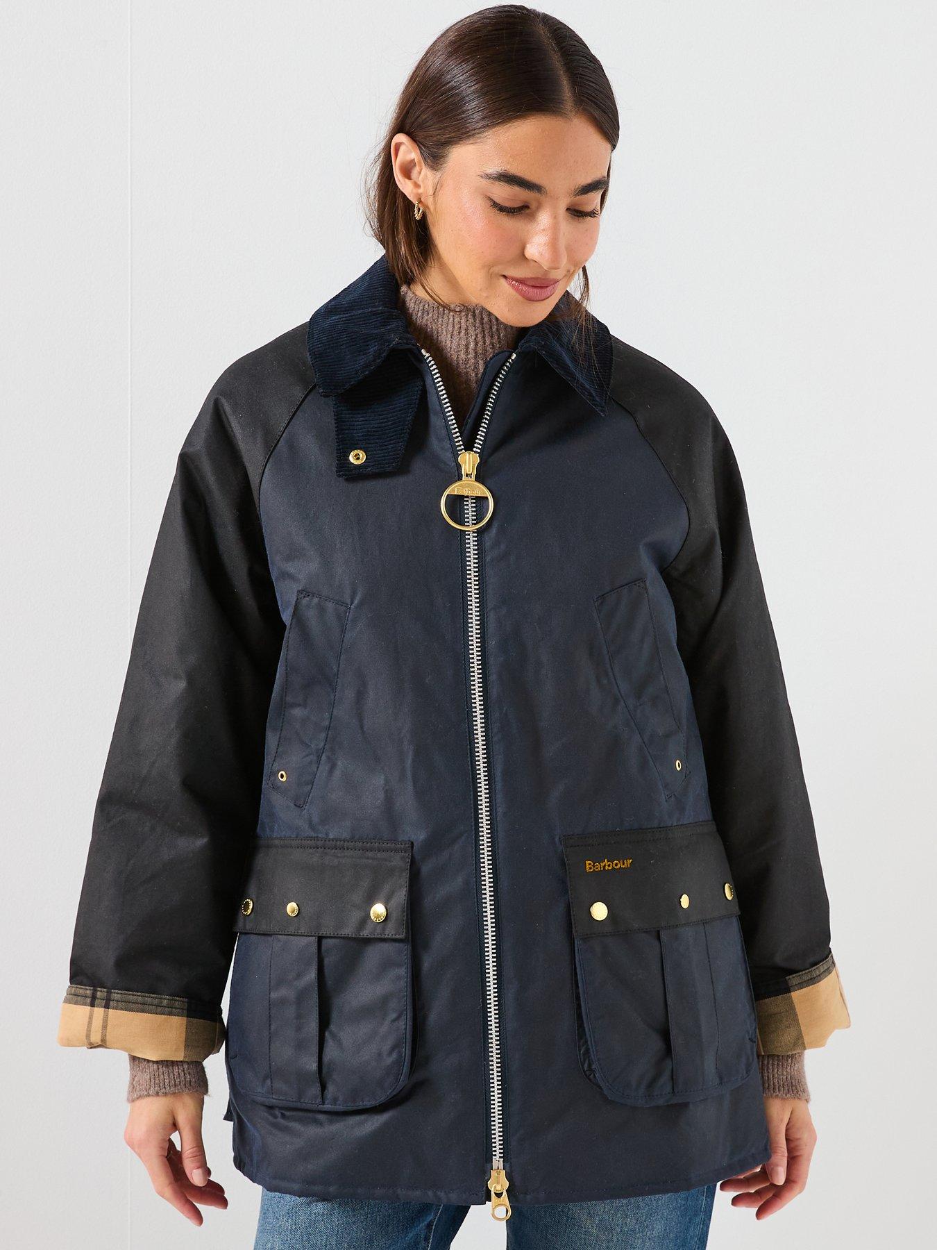  image of barbour-kettlewell-wax-jacket-navy