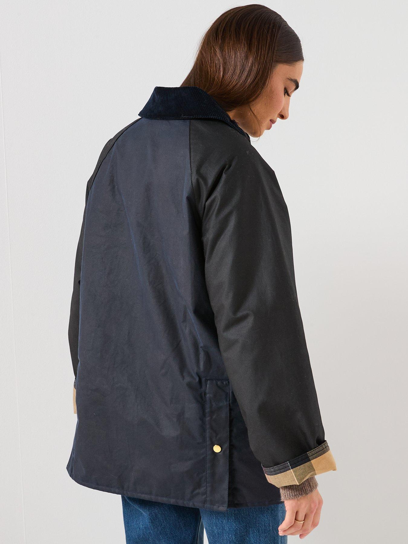 stillFront image of barbour-kettlewell-wax-jacket-navy