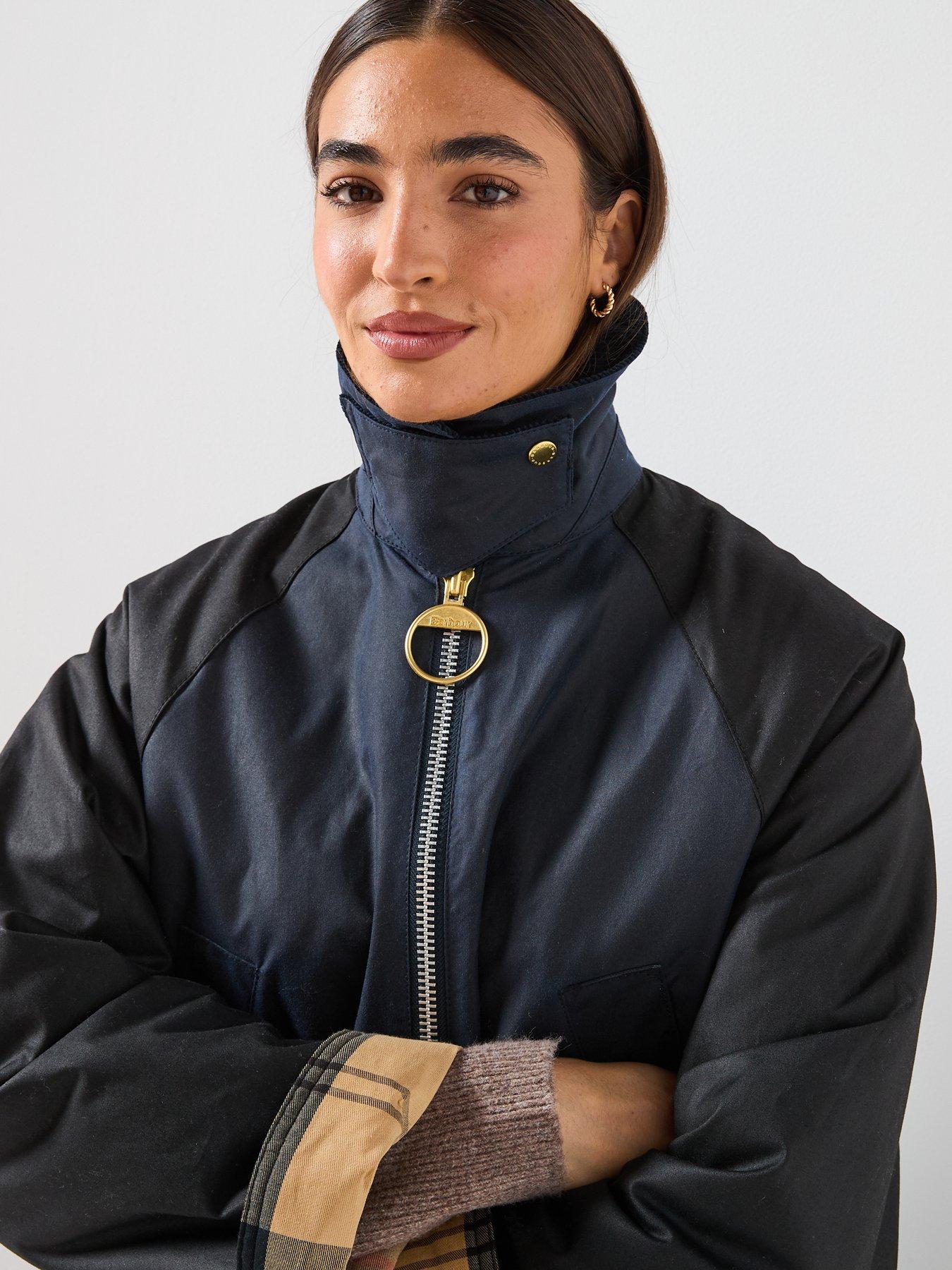  image of barbour-kettlewell-wax-jacket-navy