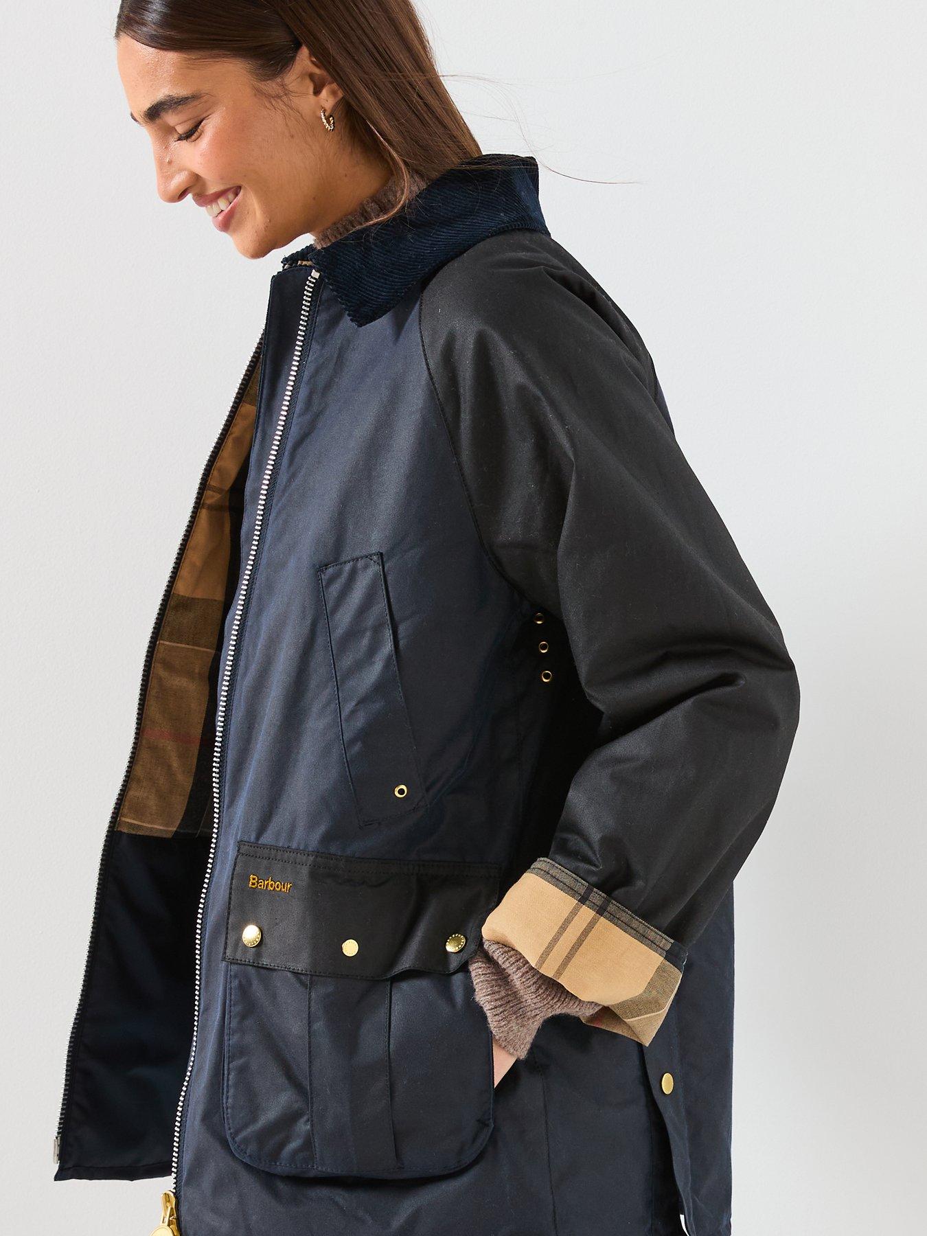  image of barbour-kettlewell-wax-jacket-navy
