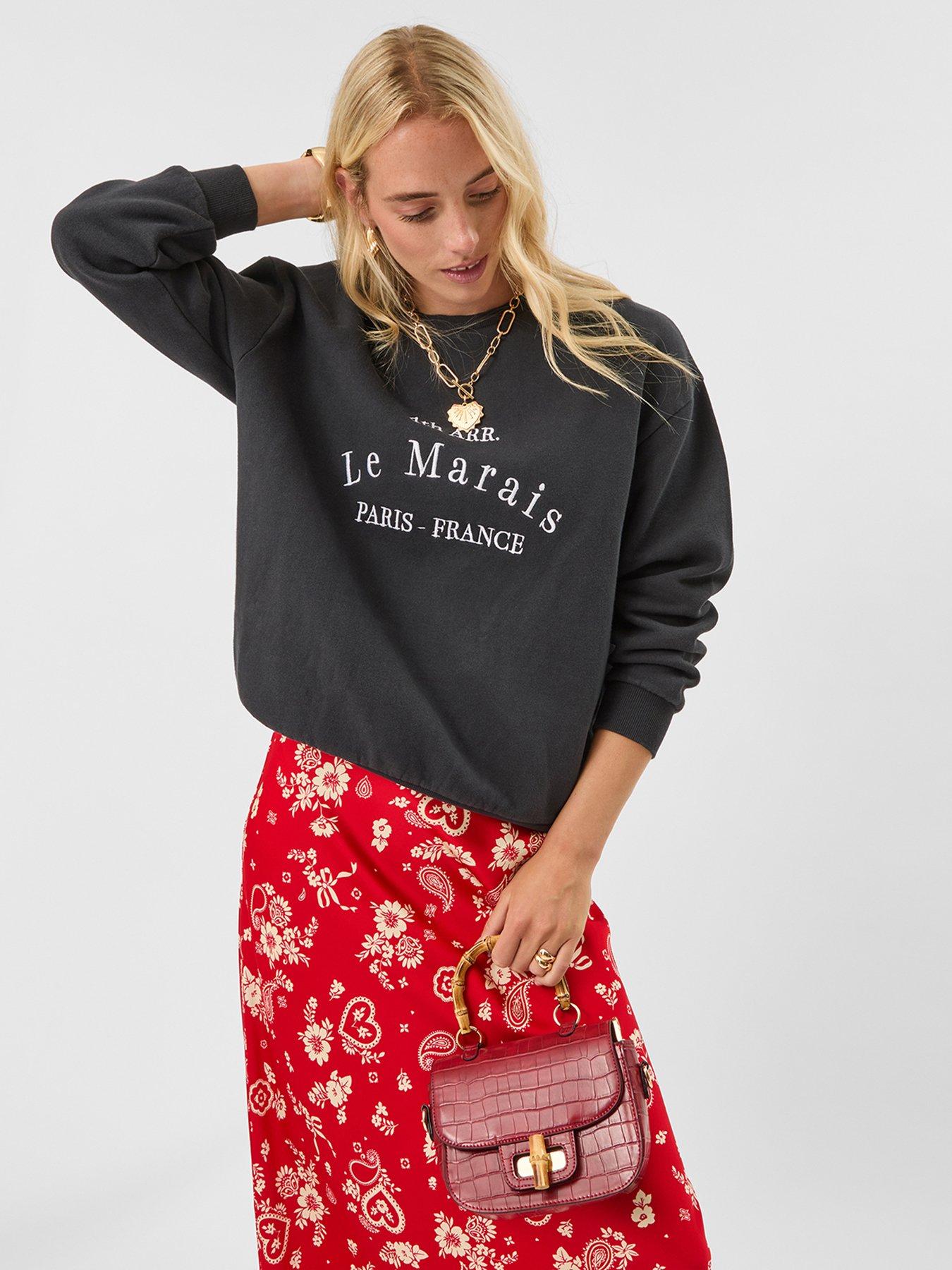 front image of accessorize-paris-sweater-black