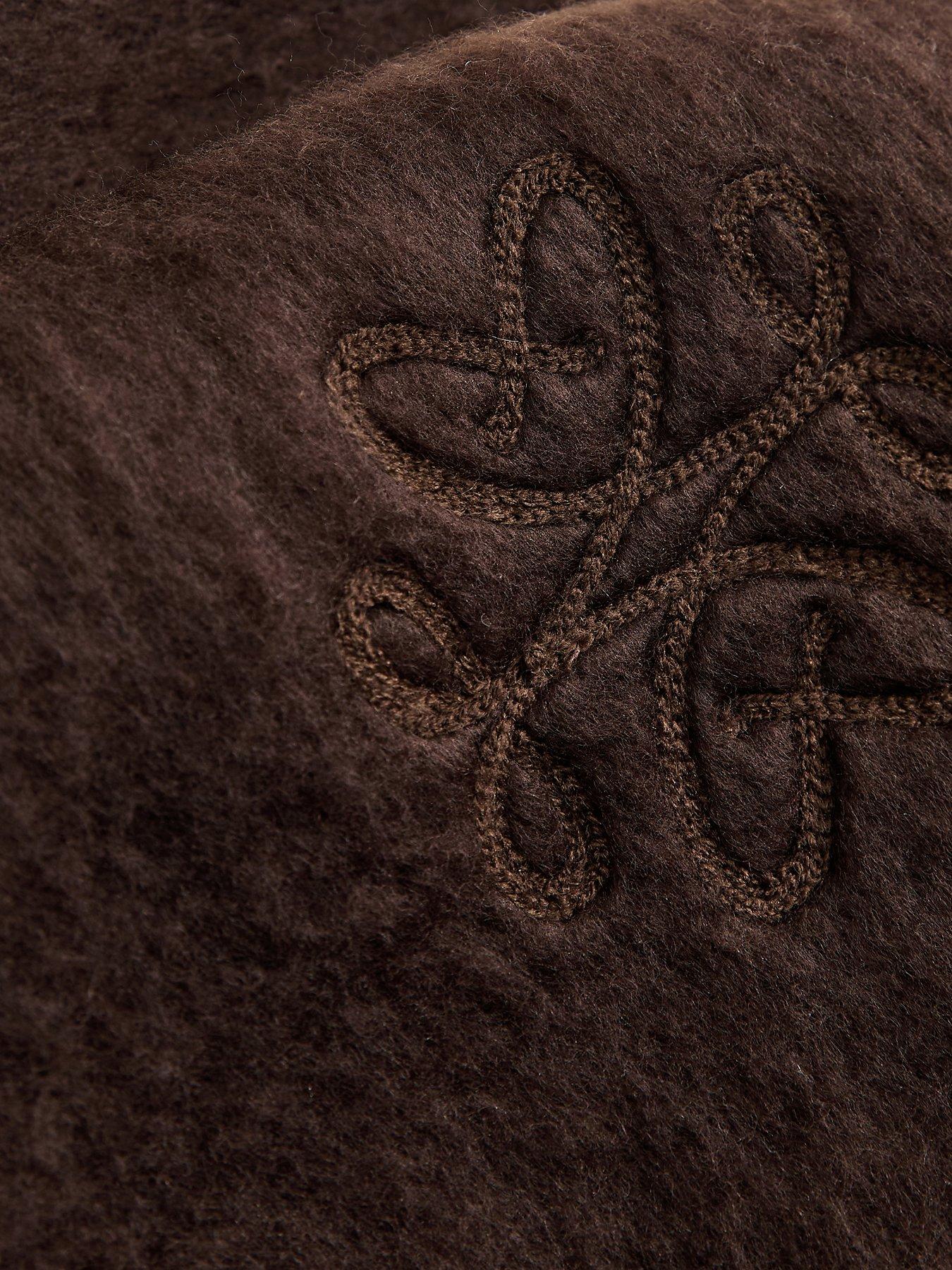  image of new-look-fridge-embroidered-scarf-brown