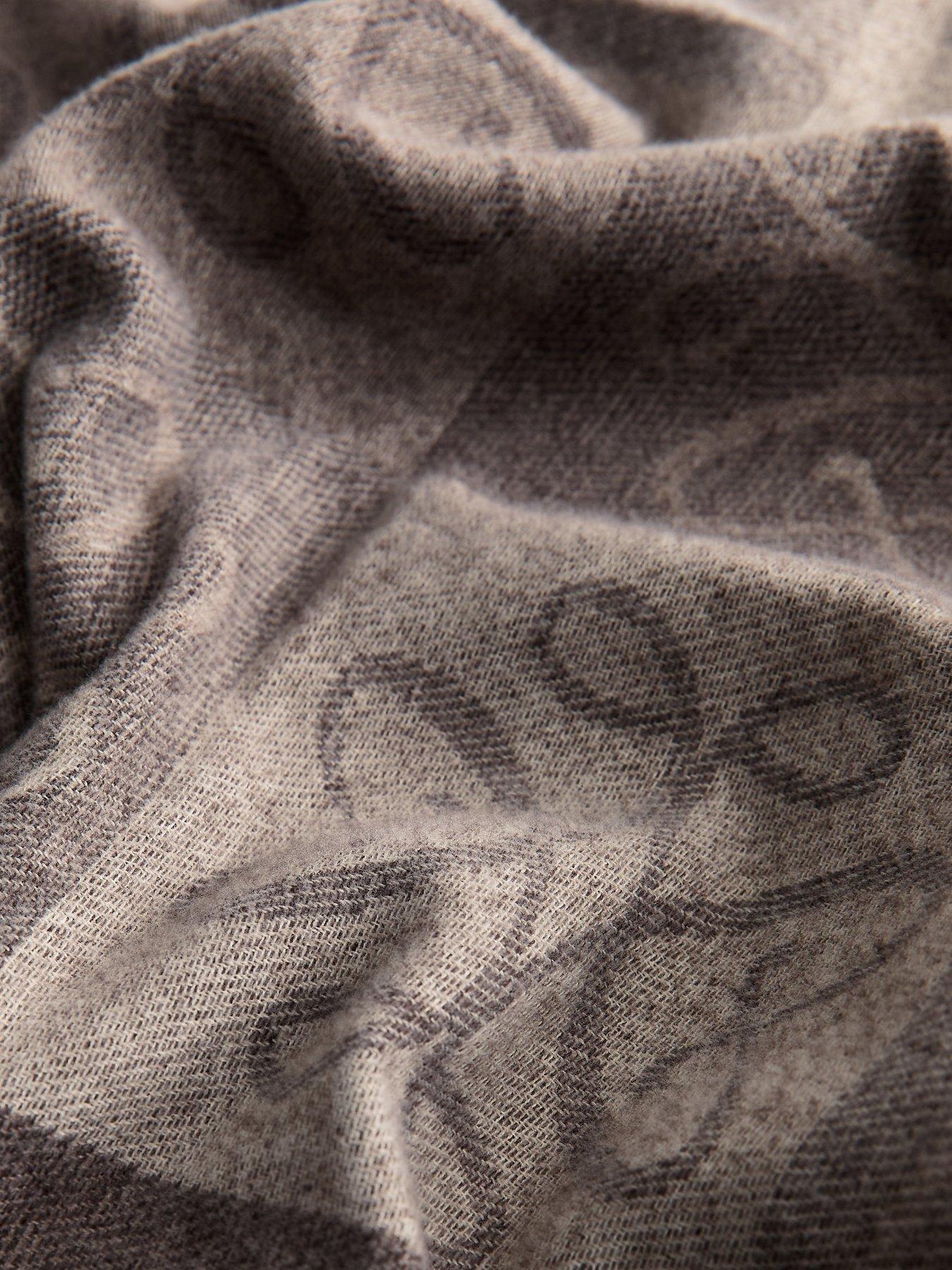  image of new-look-logo-monogram-block-scarf-black