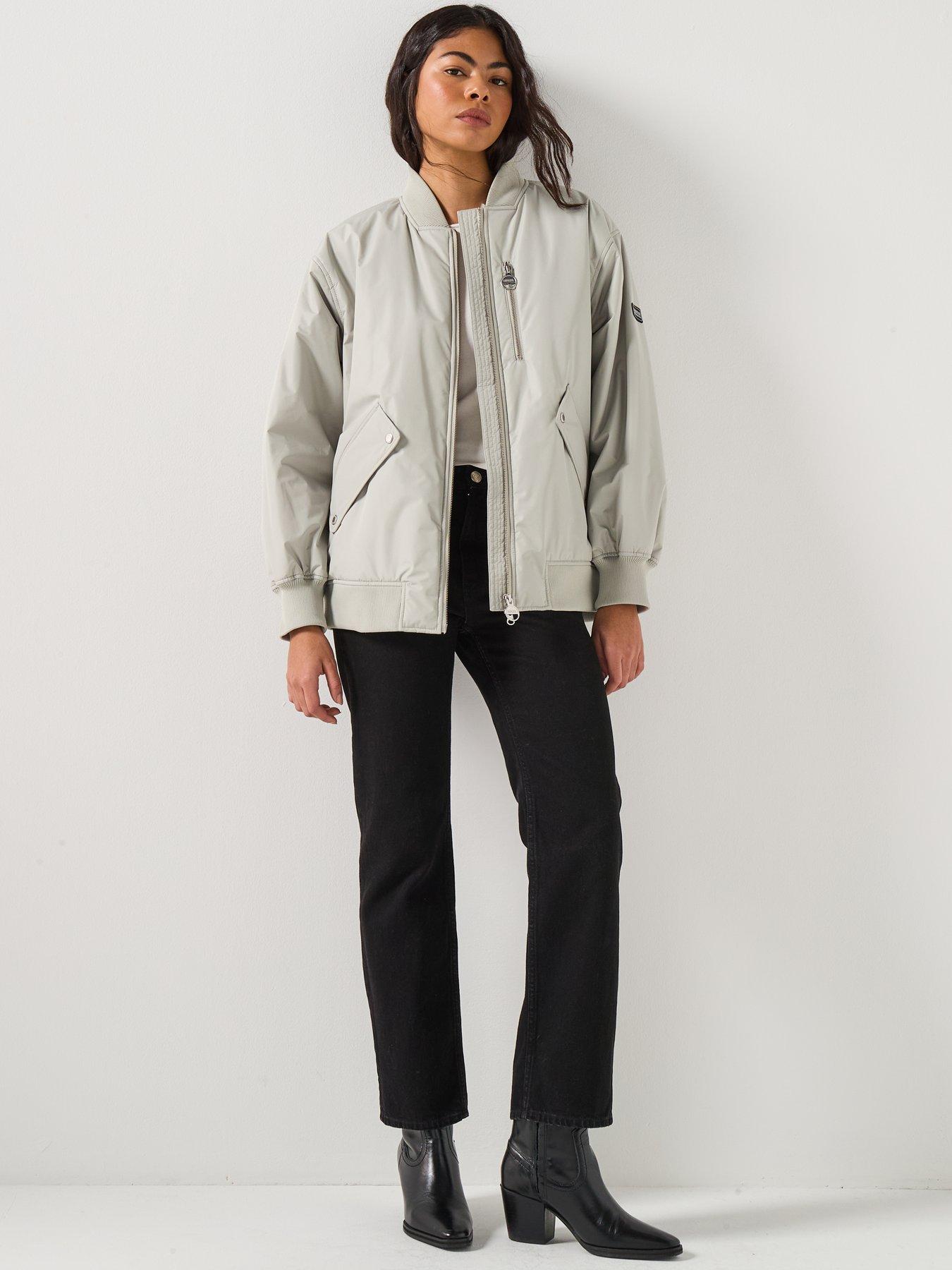 Image 3 of 6 of Barbour International Kuala Showerproof Bomber Jacket- Grey