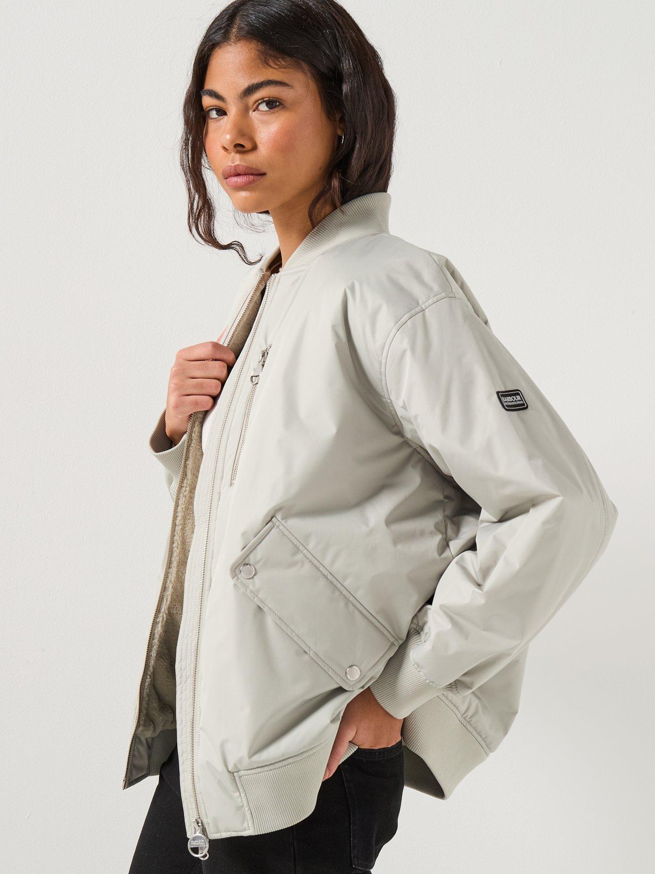  image of barbour-international-kuala-showerproof-jacket--grey