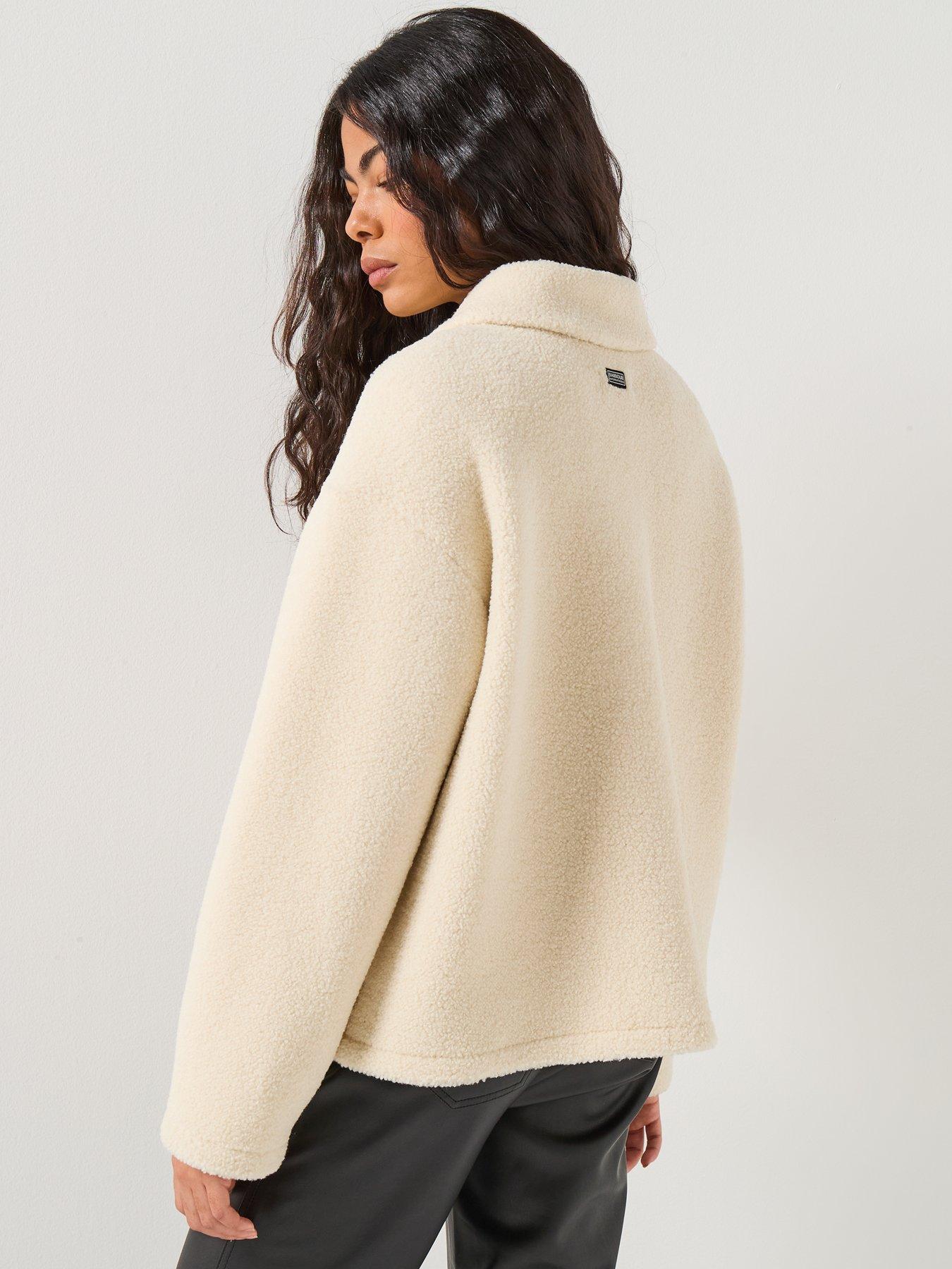  image of barbour-international-rae-fleece-overshirt