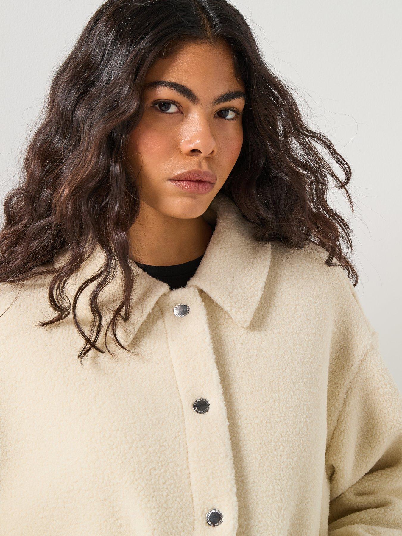  image of barbour-international-rae-fleece-overshirt