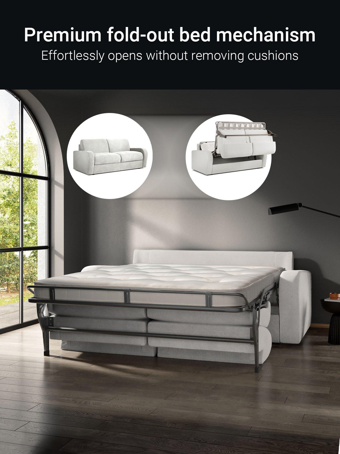 Image 3 of 8 of Jaybe Deco Three Seater Sofa Bed With E-sprung Mattress