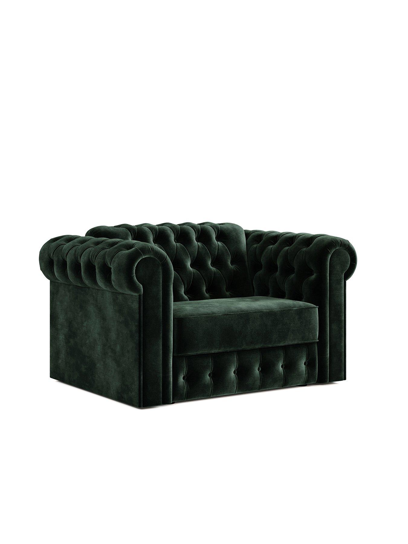 Jaybe Chesterfield Snuggler Sofa Bed With E-sprung Mattress