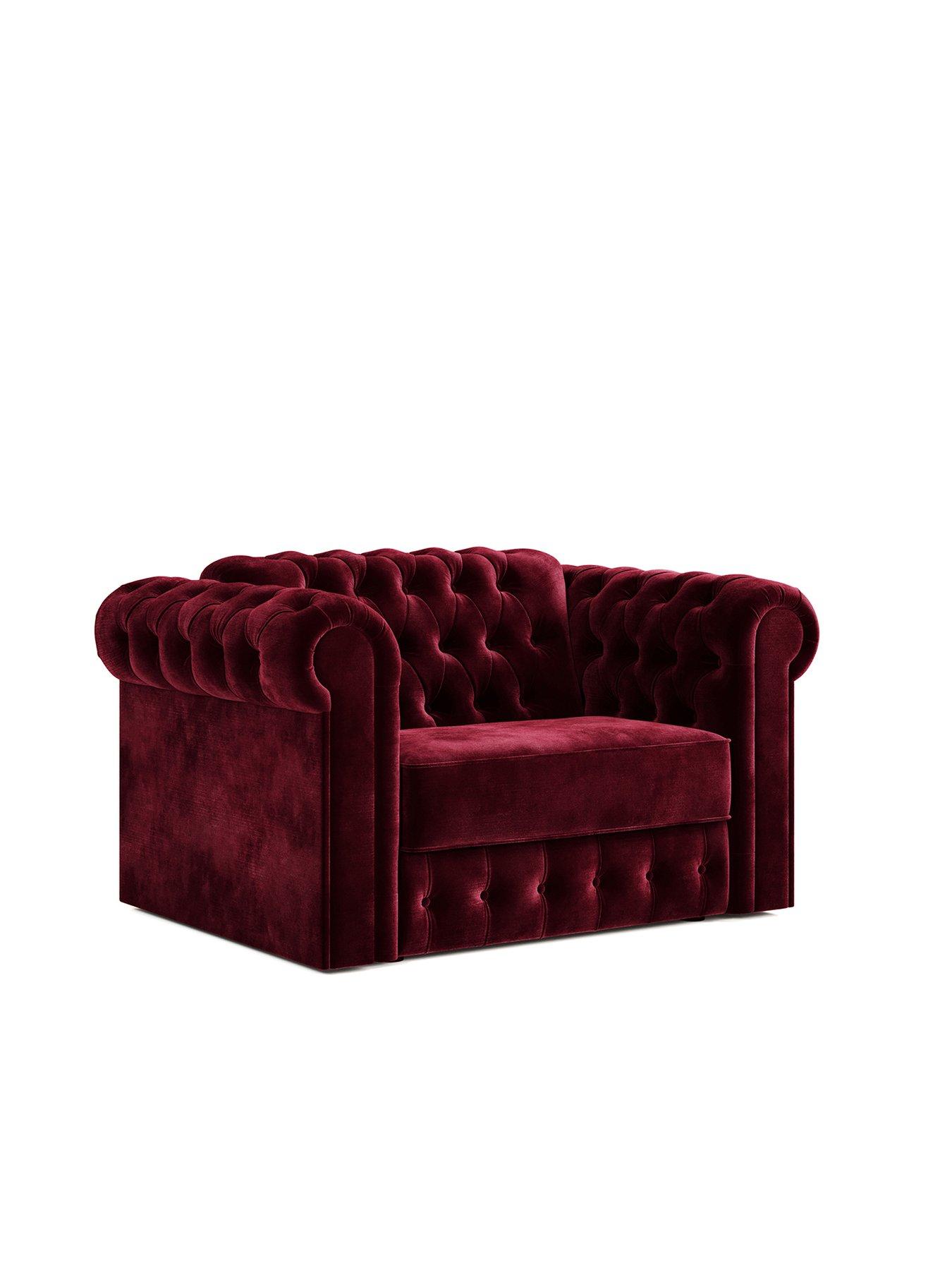 Jaybe Chesterfield Snuggler Sofa Bed With E-sprung  Mattress