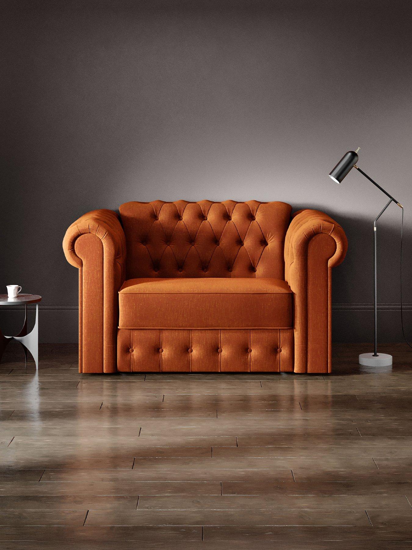 Jaybe Chesterfield Snuggler Sofa Bed With E-sprung Mattress