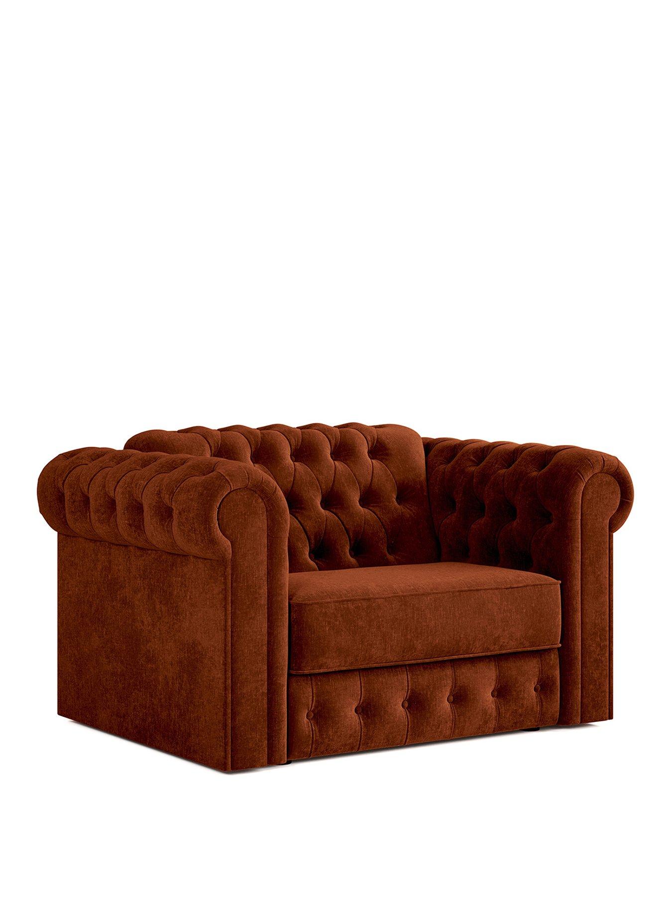 Image 2 of 8 of Jaybe Chesterfield Snuggler Sofa Bed With E-sprung  Mattress