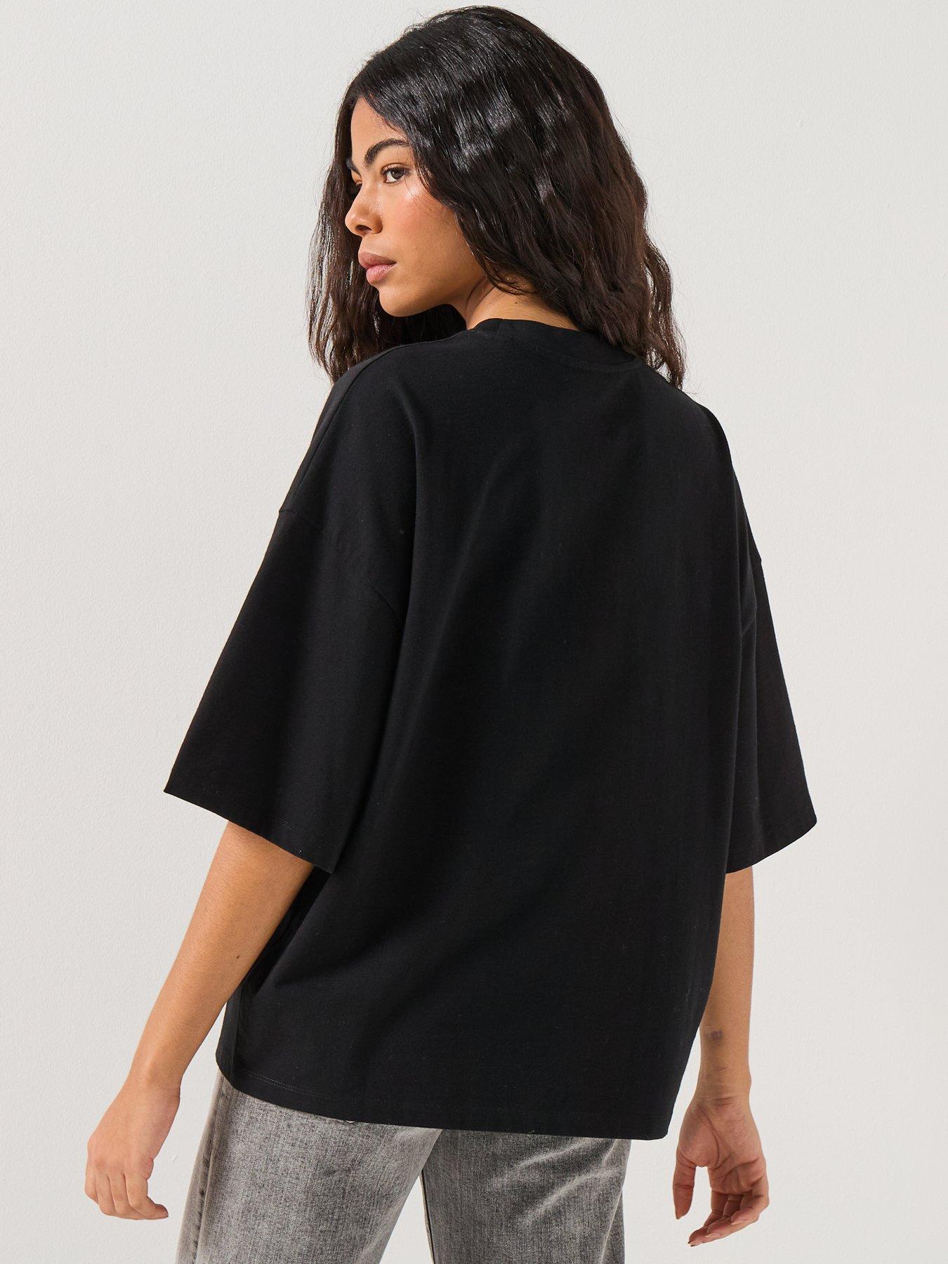 stillFront image of barbour-international-katya-t-shirt--black