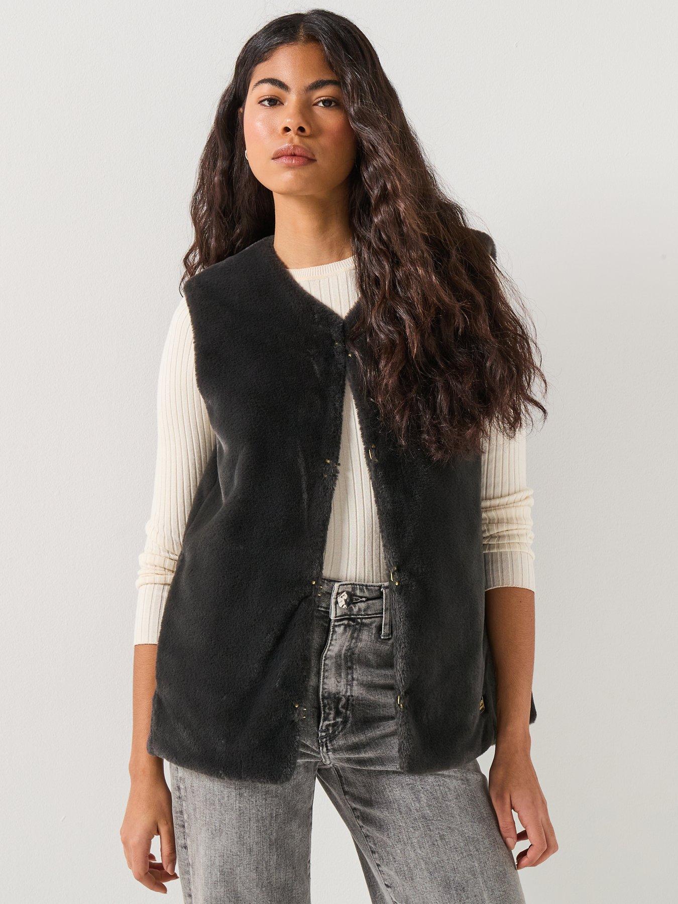 front image of barbour-international-bintl-mialn-fur-gilet--black