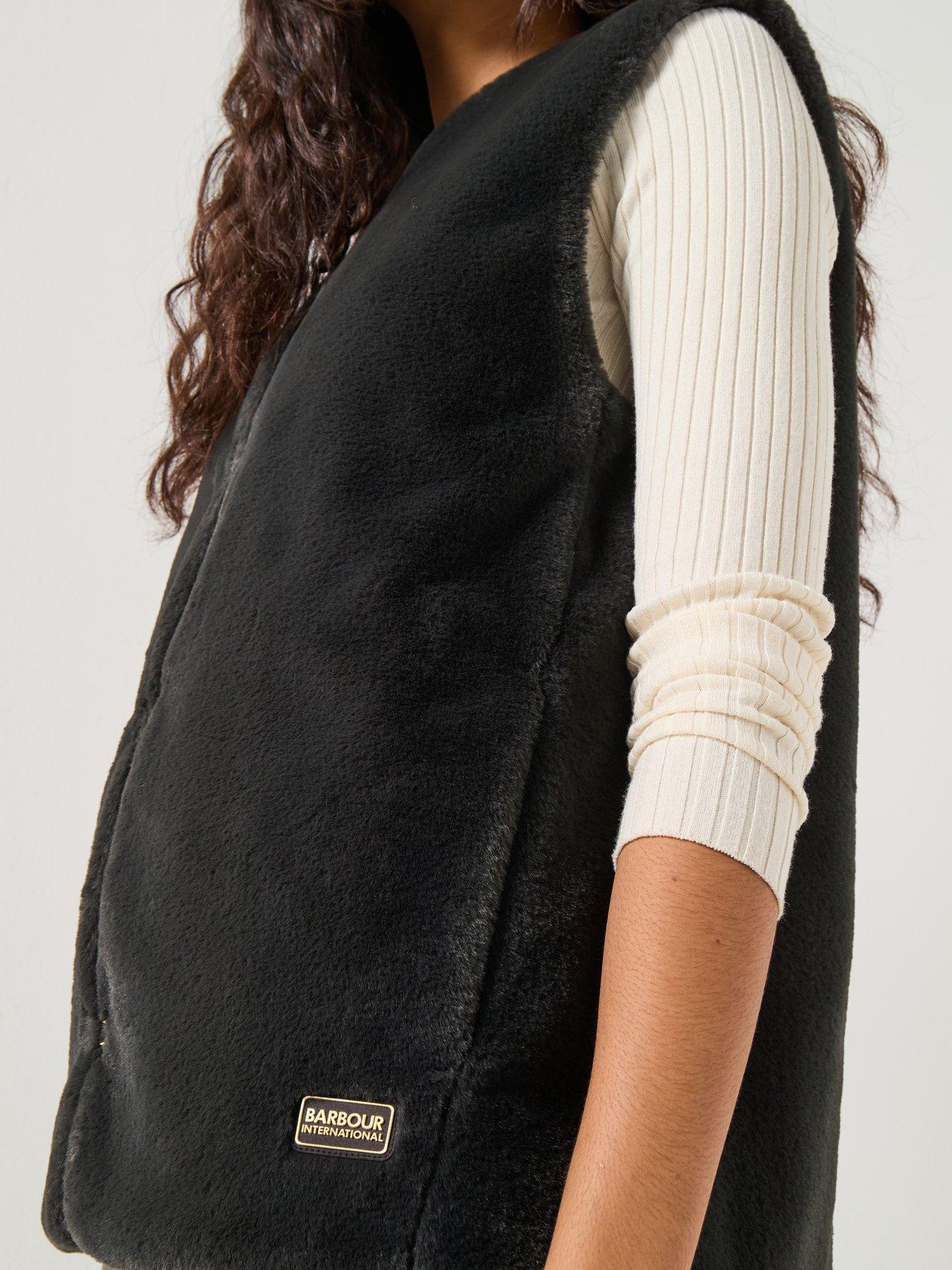  image of barbour-international-bintl-mialn-fur-gilet--black