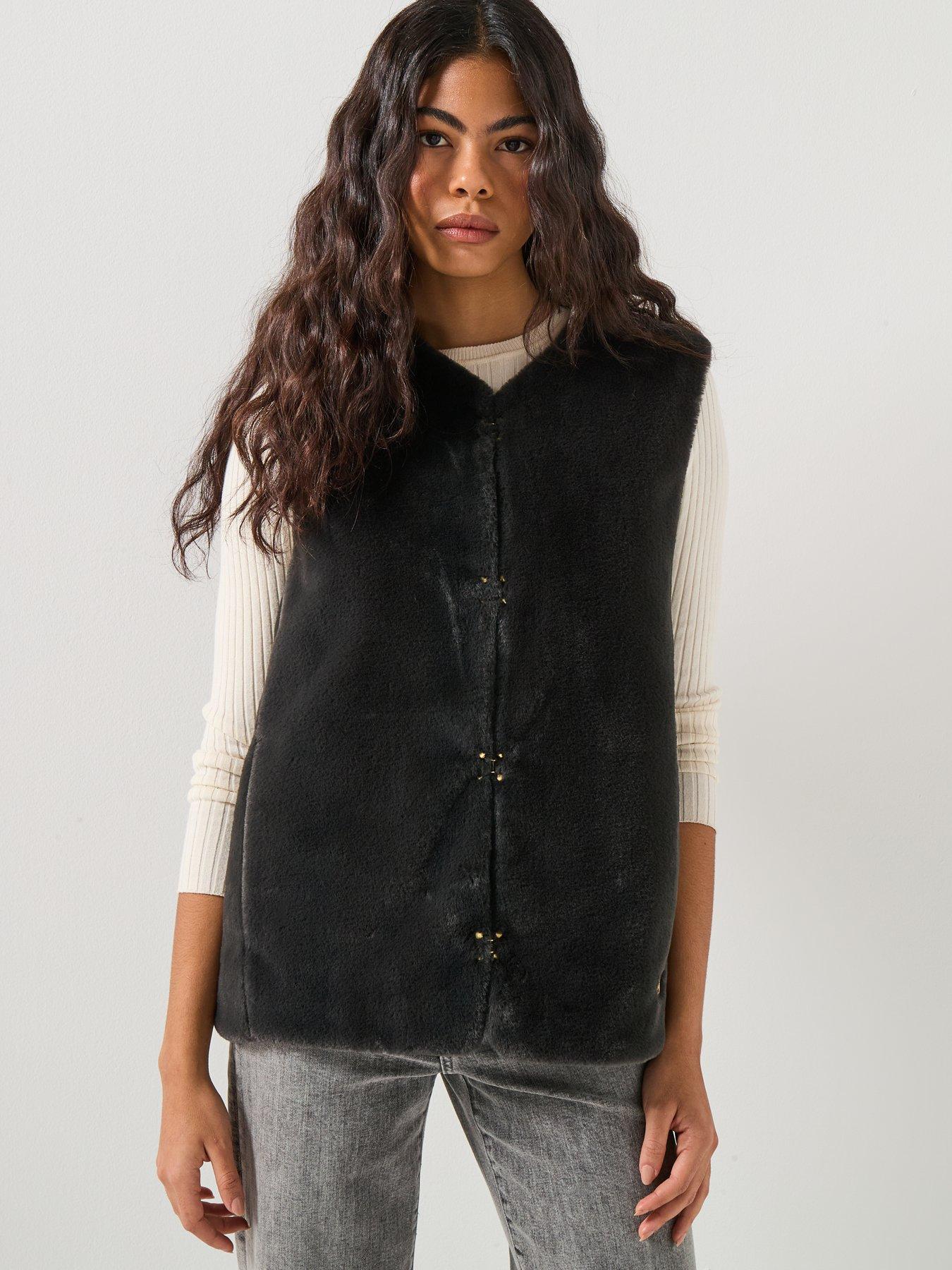  image of barbour-international-bintl-mialn-fur-gilet--black