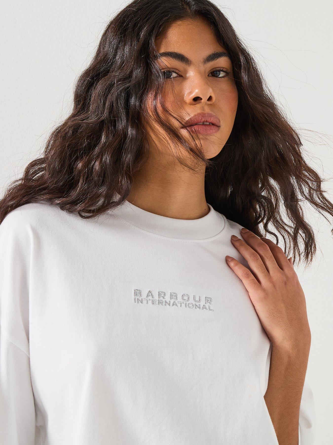  image of barbour-international-katya-t-shirt--white