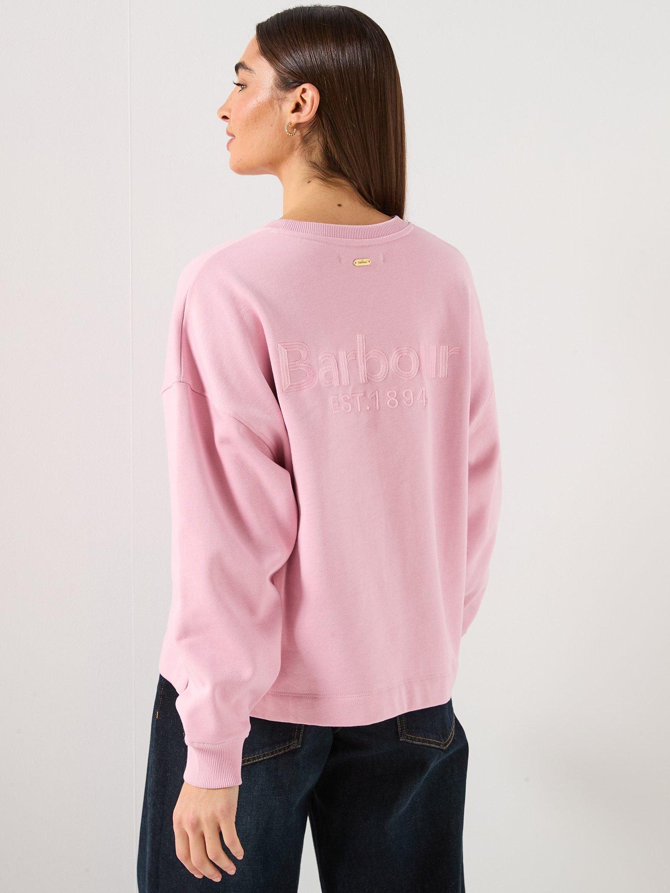  image of barbour-rosie-sweatshirt--pink