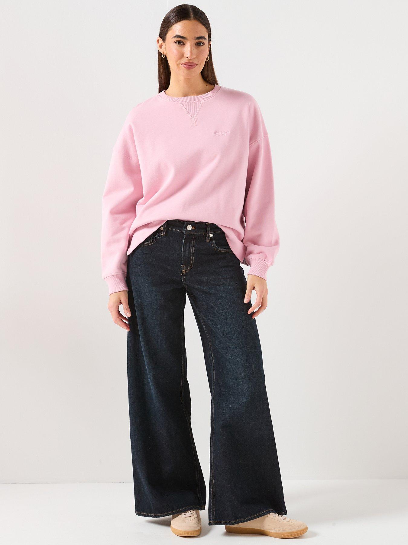  image of barbour-rosie-sweatshirt--pink