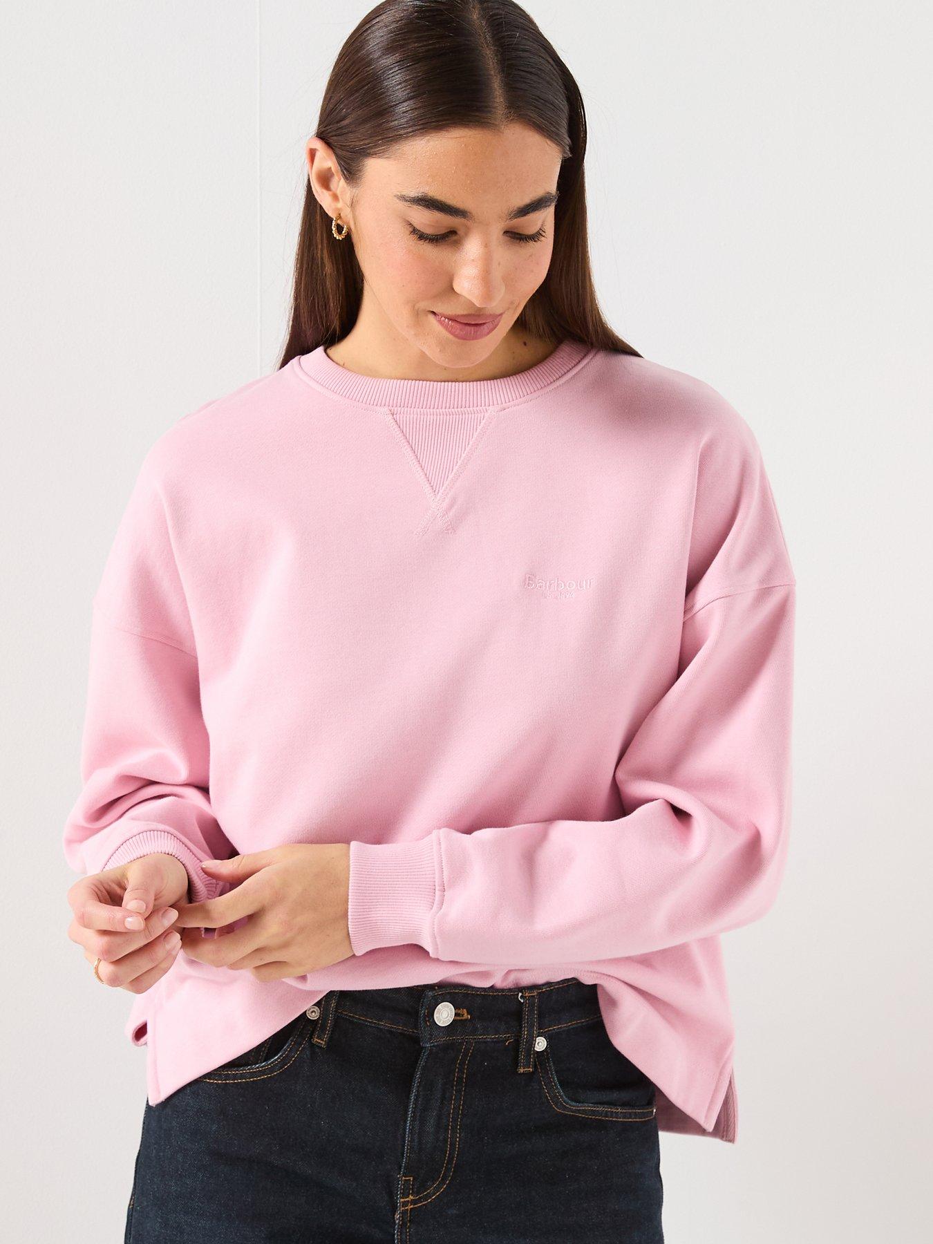  image of barbour-rosie-sweatshirt--pink