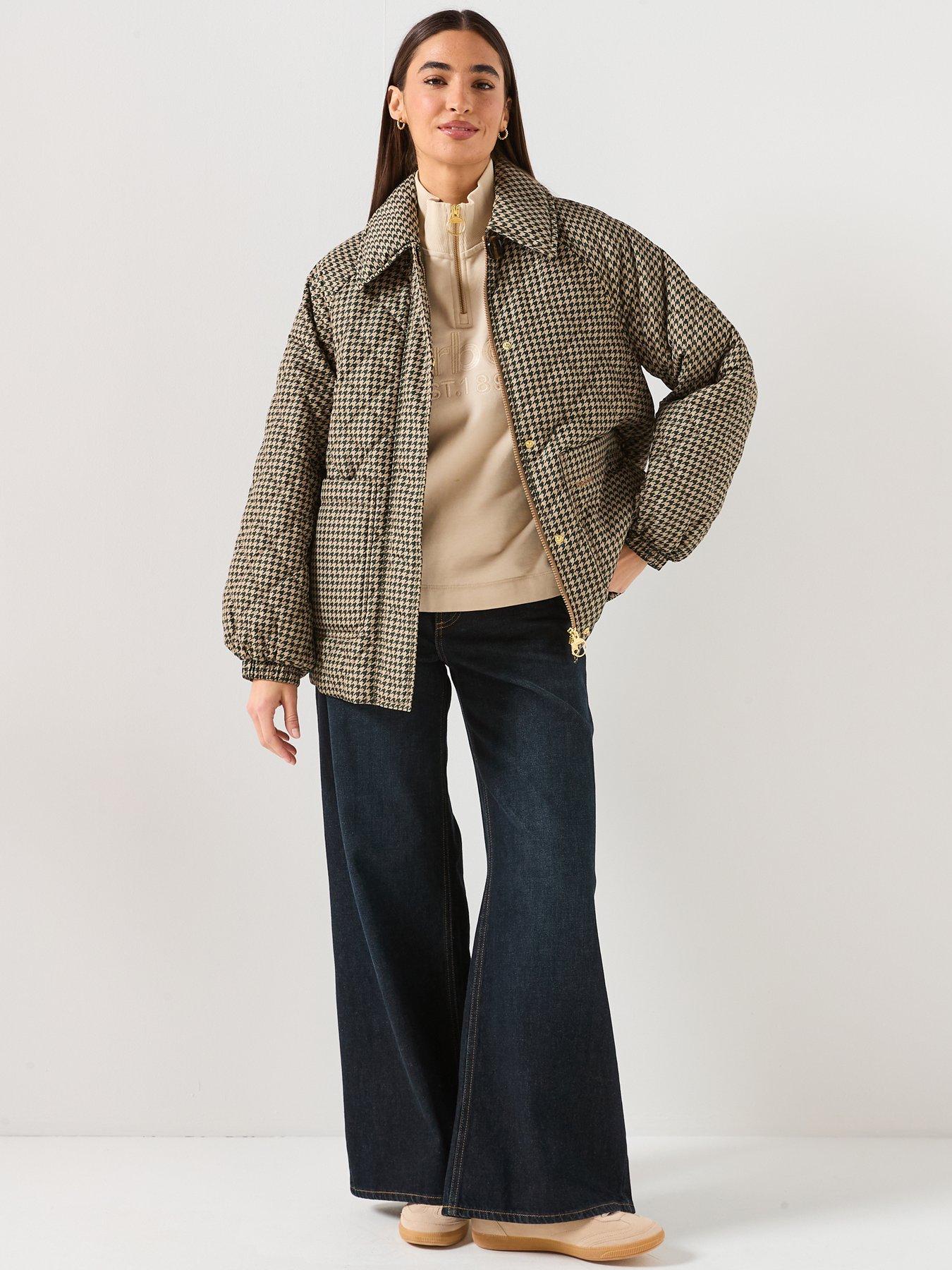  image of barbour-sara-half-zip-sweatshirt-white