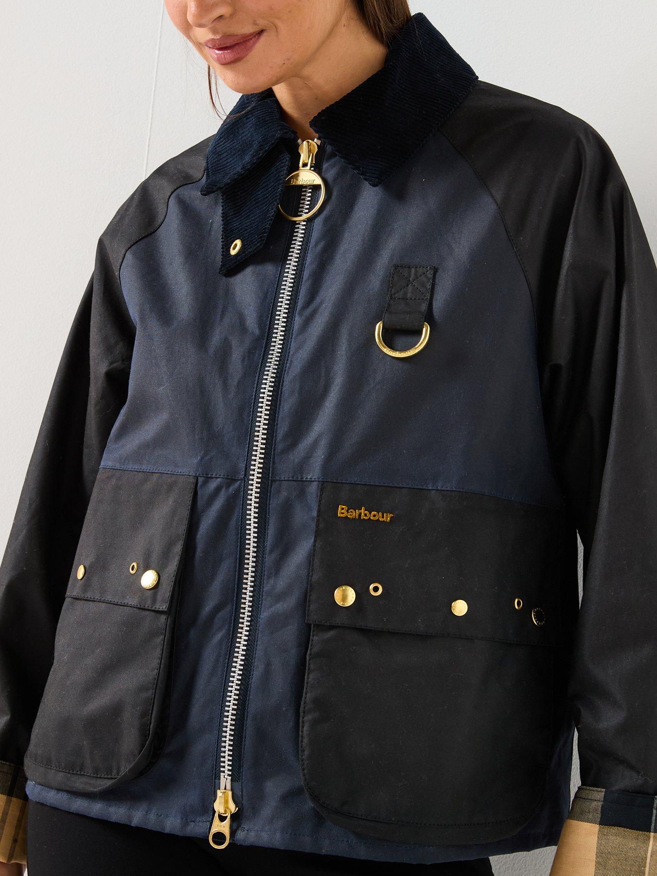  image of barbour-kearton-wax--navy