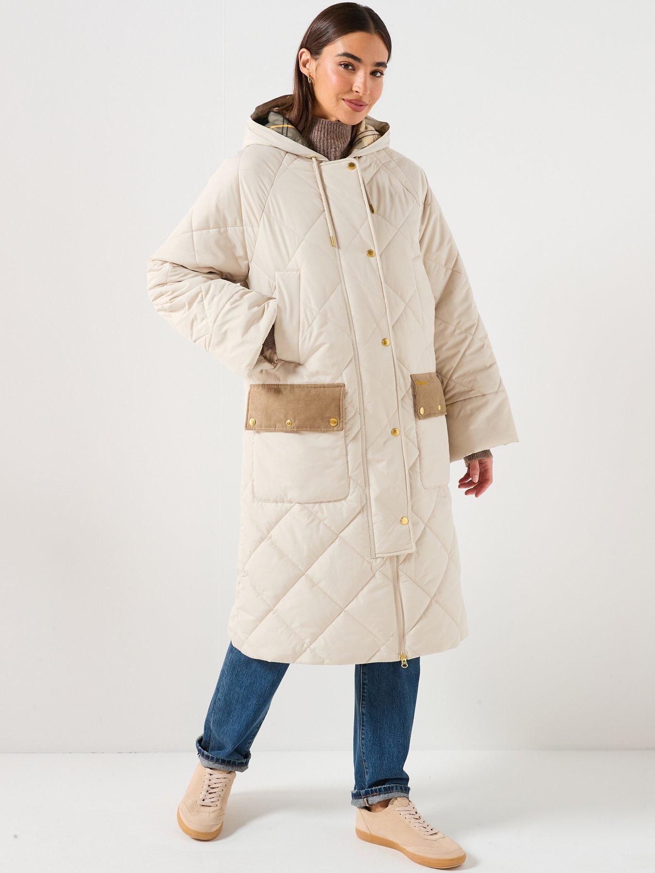 Barbour Braidley Quilted Jacket - White