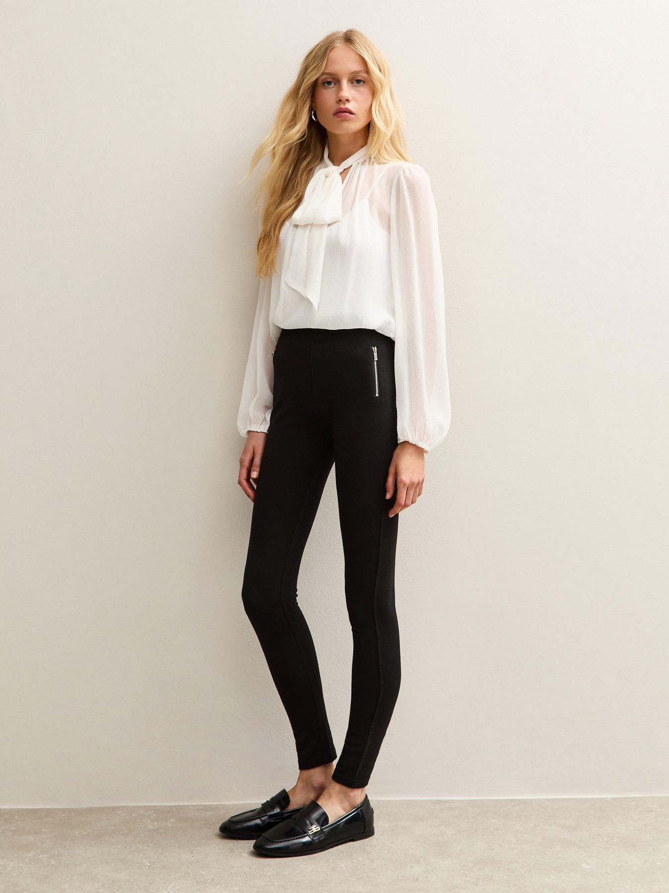 New Look Ponte Leggings - Black
